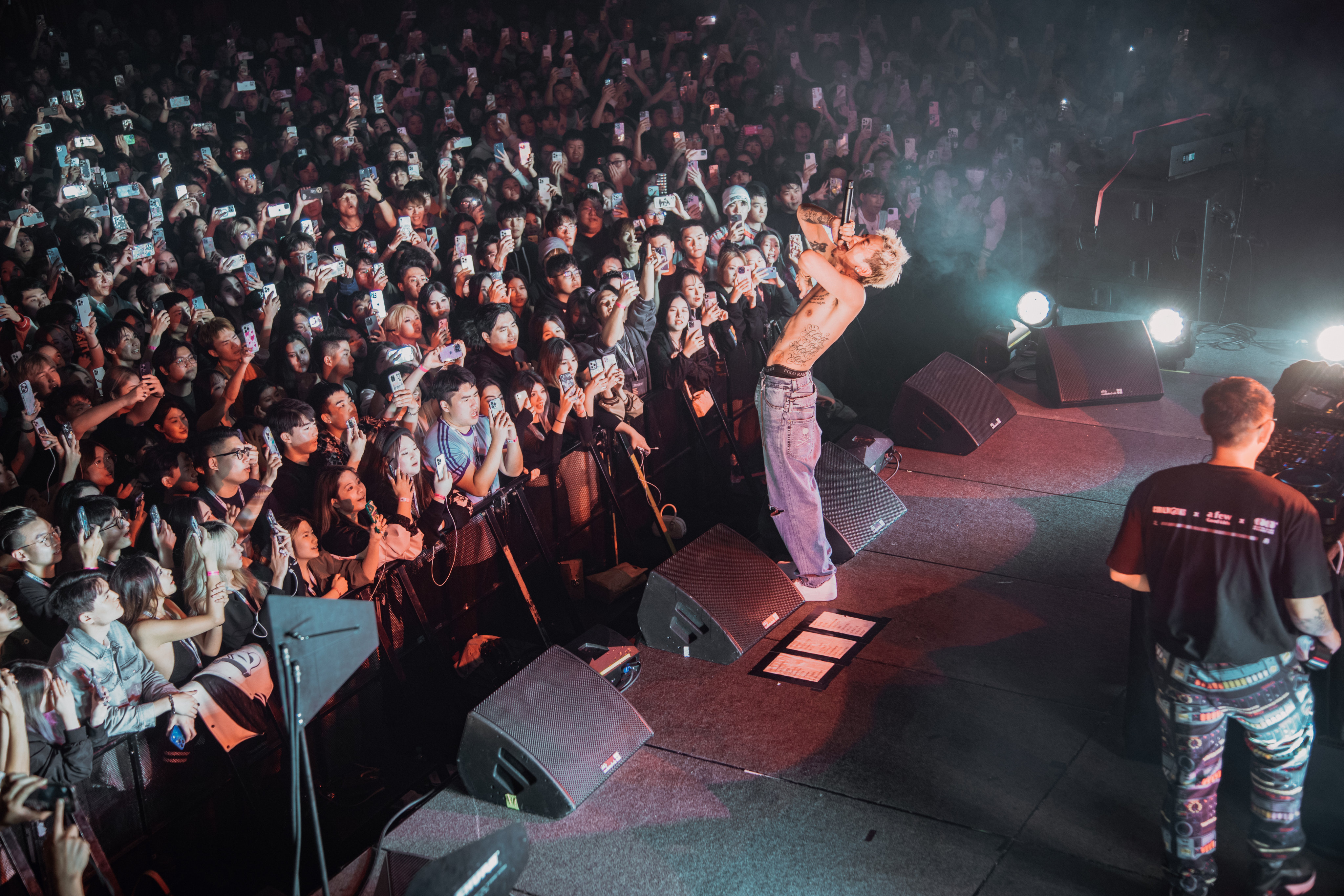 Higher Brothers leader Masiwei performing in Sydney in April during his solo world tour. Photo: Weibo