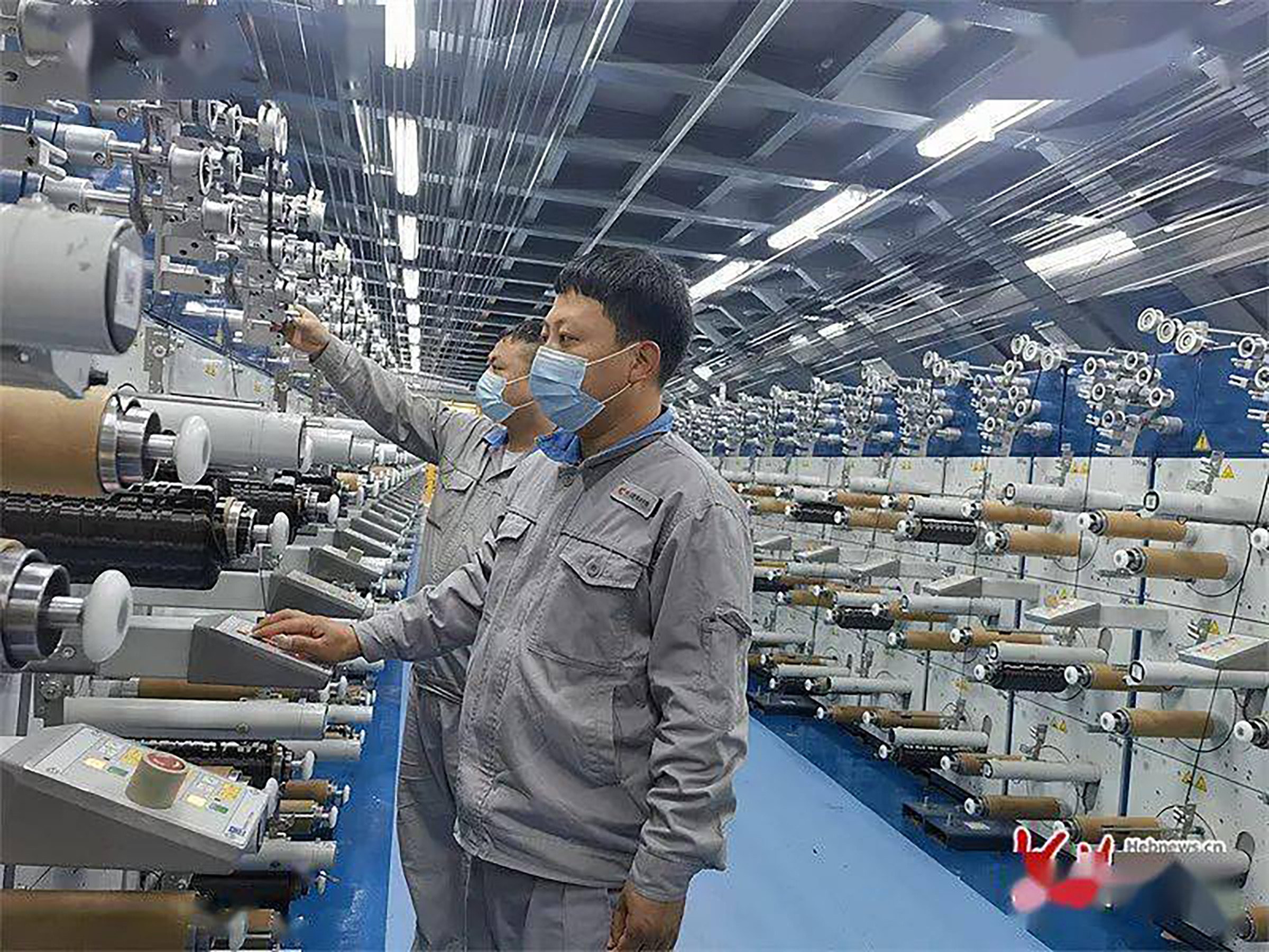 The production line by Changsheng Technology can make 1,700 tonnes (1,874 tons) of high-performance, ultra-strong carbon fibre each year. Photo: Changsheng Technology