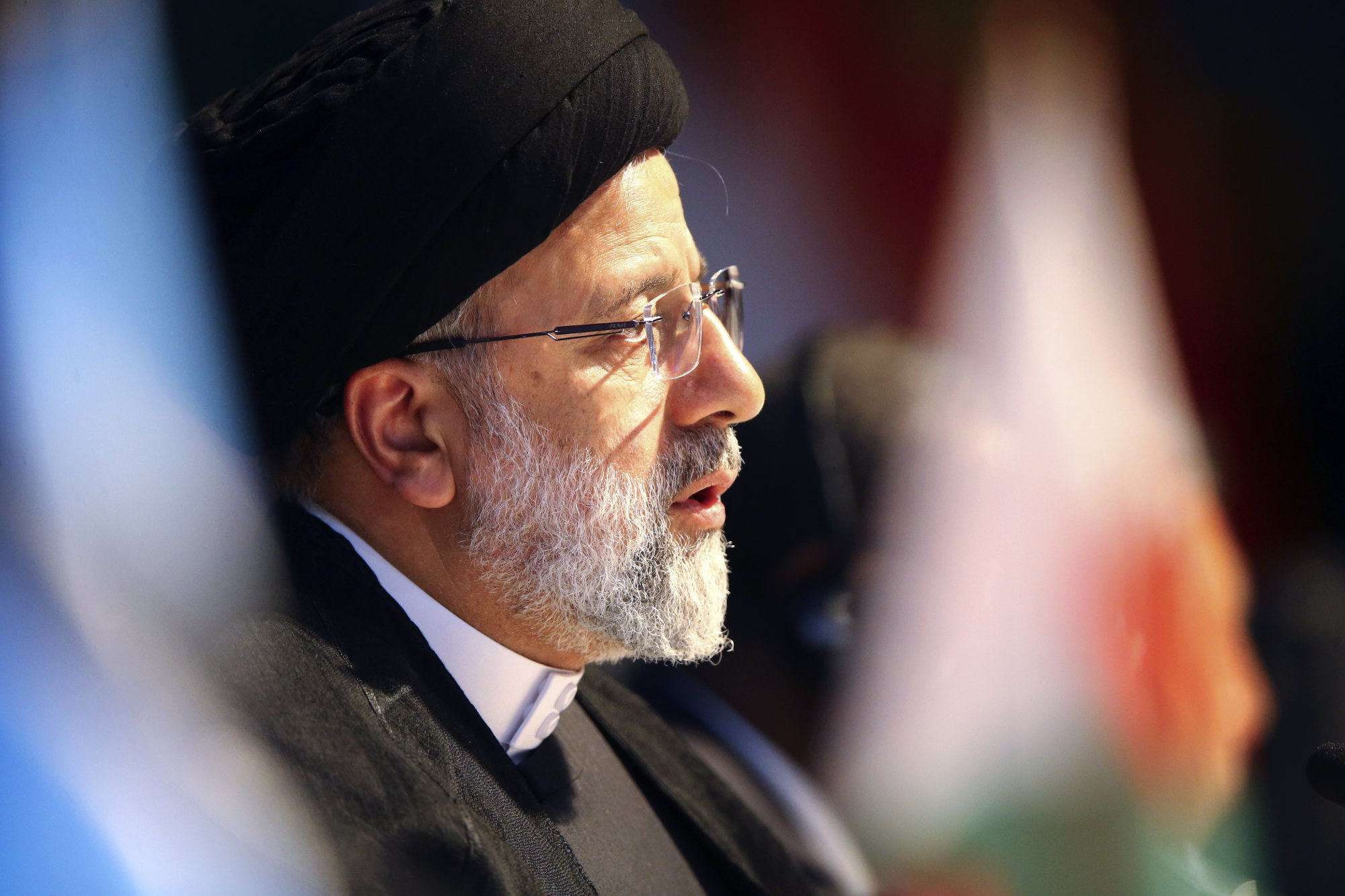 Iran President Ebrahim Raisi addresses the 15th Brics summit, in Johannesburg, South Africa, on Thursday. Photo: AP
