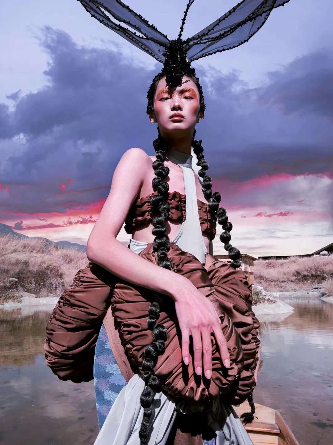 An advert for Yinglin, a sustainable avant-garde Chinese brand supported by cult fashion marketplace Apoc Store. Its co-founder, Ying Suen, talks about the freedom going it alone gives her to support emerging talent, and how it has helped her grow. Photo: Yinglin