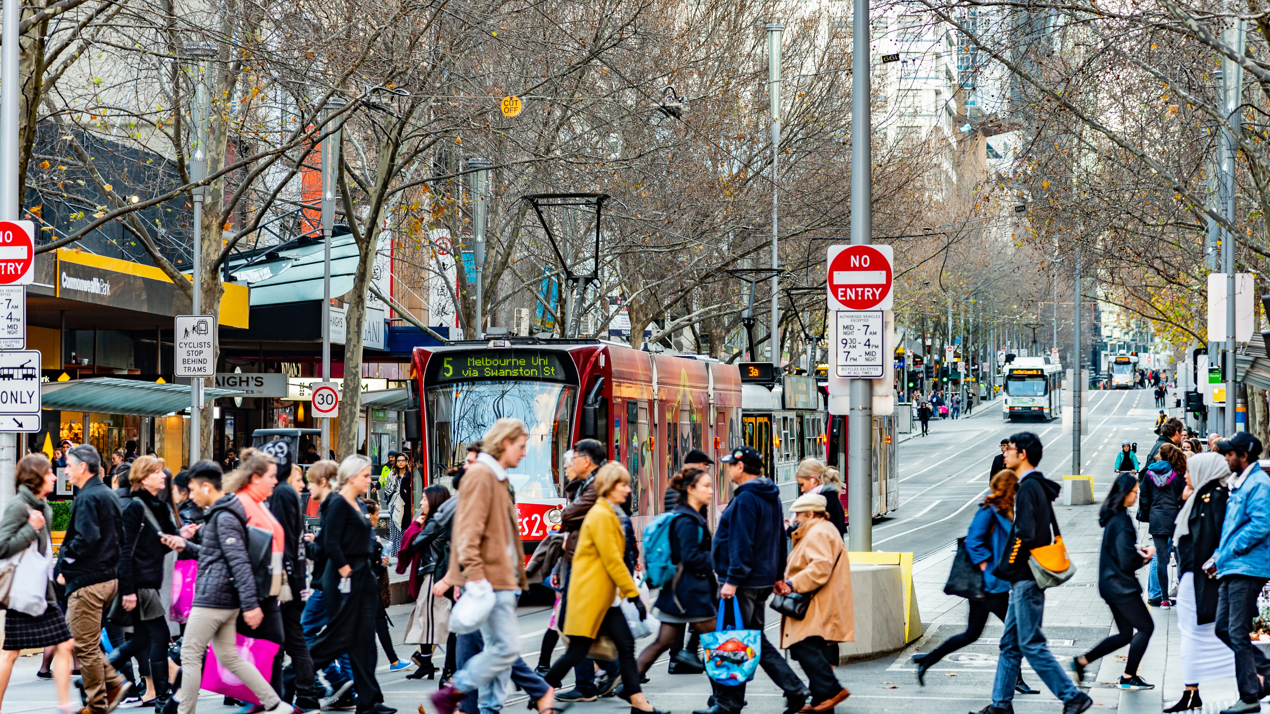 Pedestrians in Melbourne, Australia. An ageing population will place pressures on Australia’s financial resources. Photo: Shutterstock