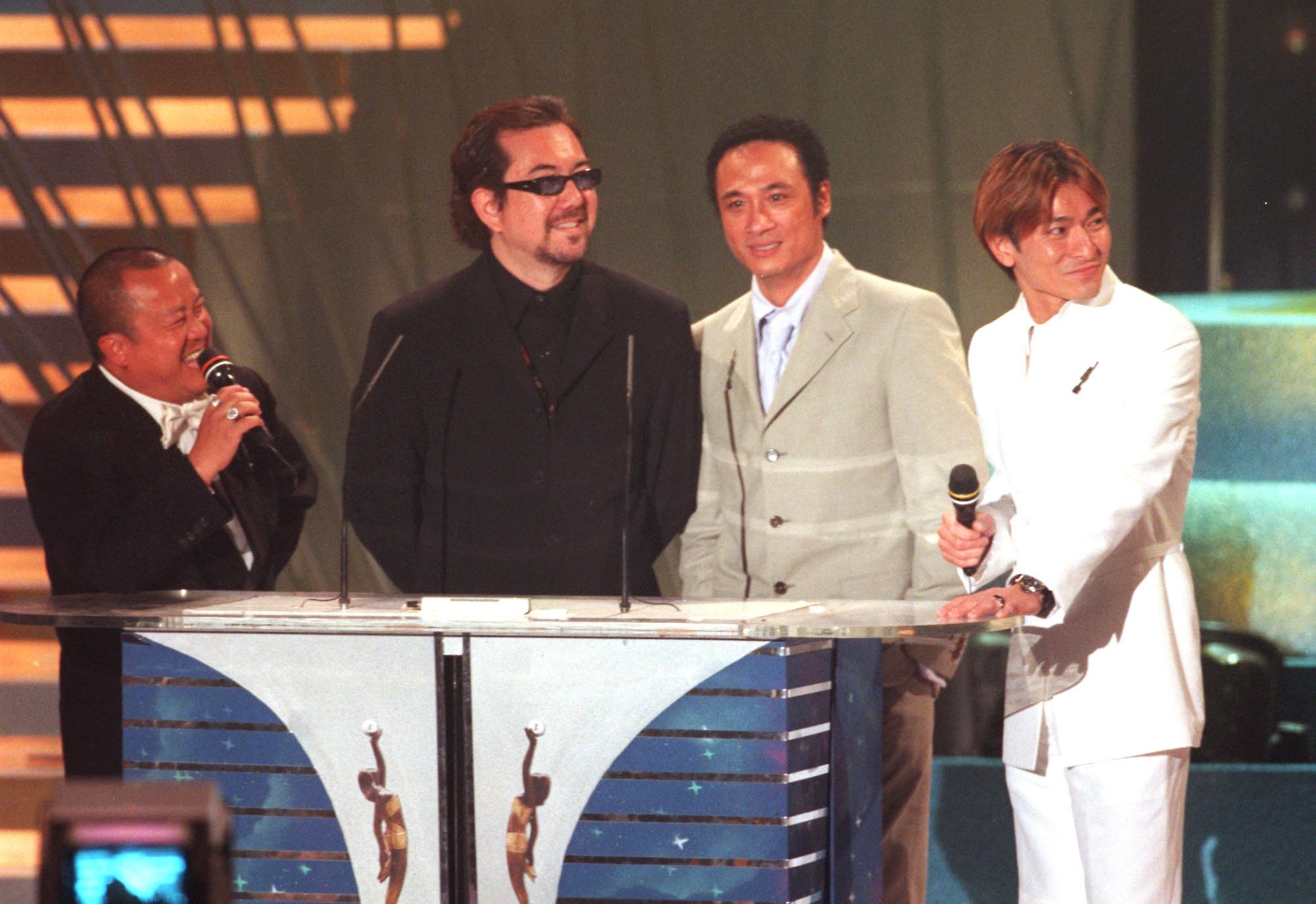 Anthony Wong (left) and Francis Ng at the  19th Hong Kong Film Awards at the Hong Kong Coliseum in April 2000. The pair had been a breath of fresh air for Hong Kong film-goers in the 1990s with their unconventional style. Photo: SCMP
