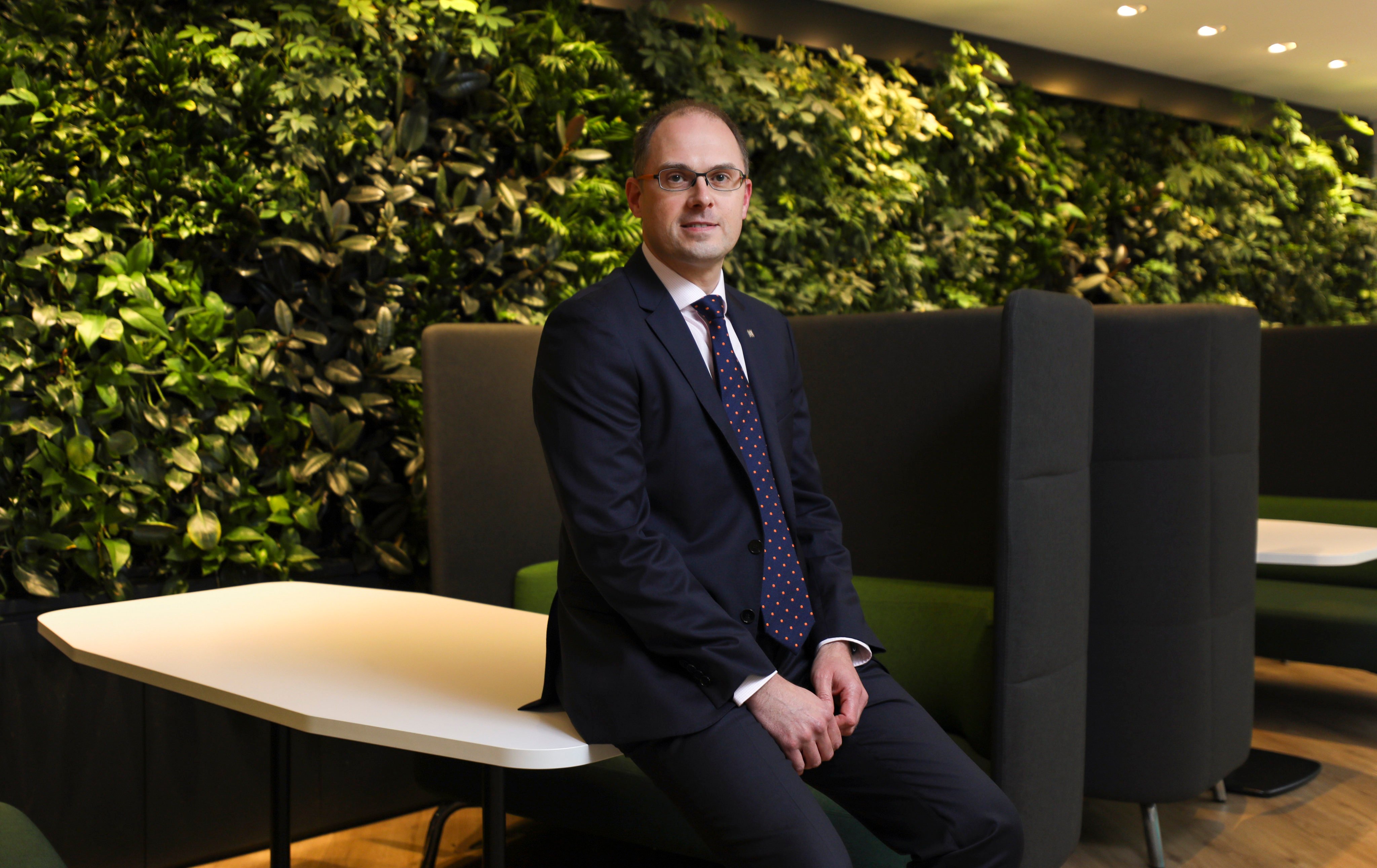 Witherington relocated from Canada to Hong Kong last month to take up the role of Asia CEO. Photo: Xiaomei Chen