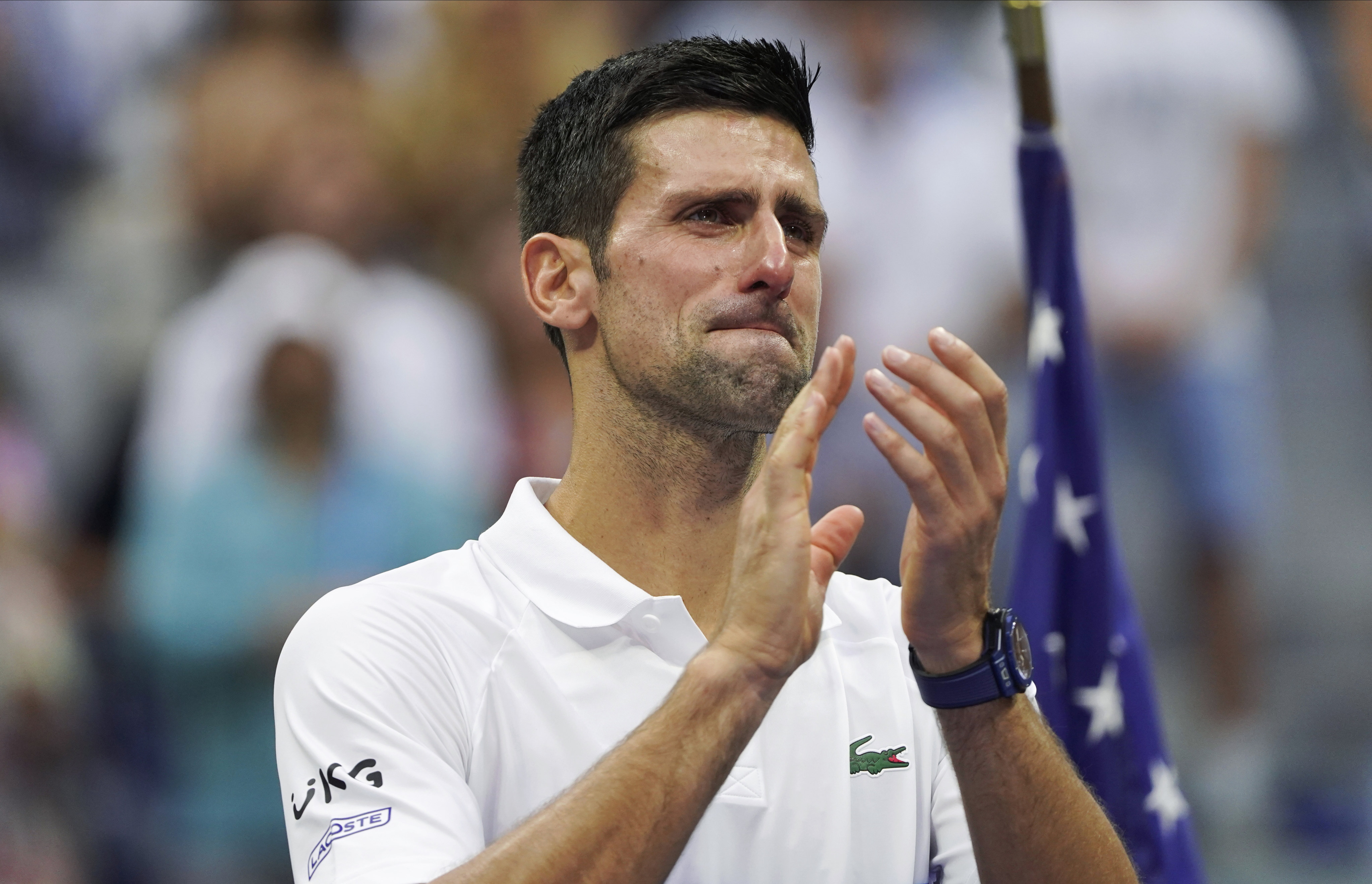 Novak Djokovic was unable to play in the 2022 US Open because he was not vaccinated against Covid-19. Photo: AP