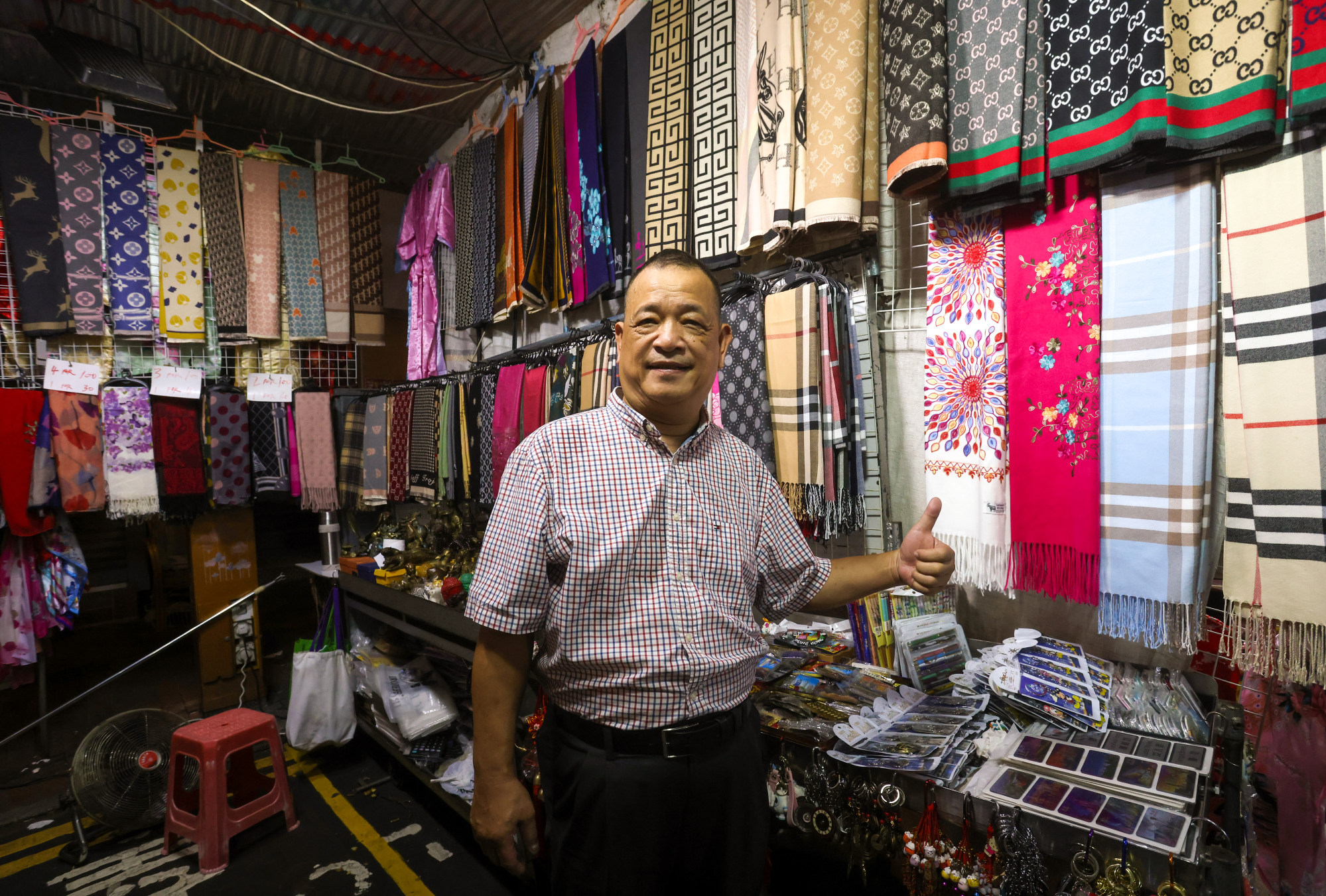 Yaumatei Temple Street Association of Hawkers and Shop Operators chairman Raymond Chan hopes for a return to busy late-night trading. Photo: Jonathan Wong