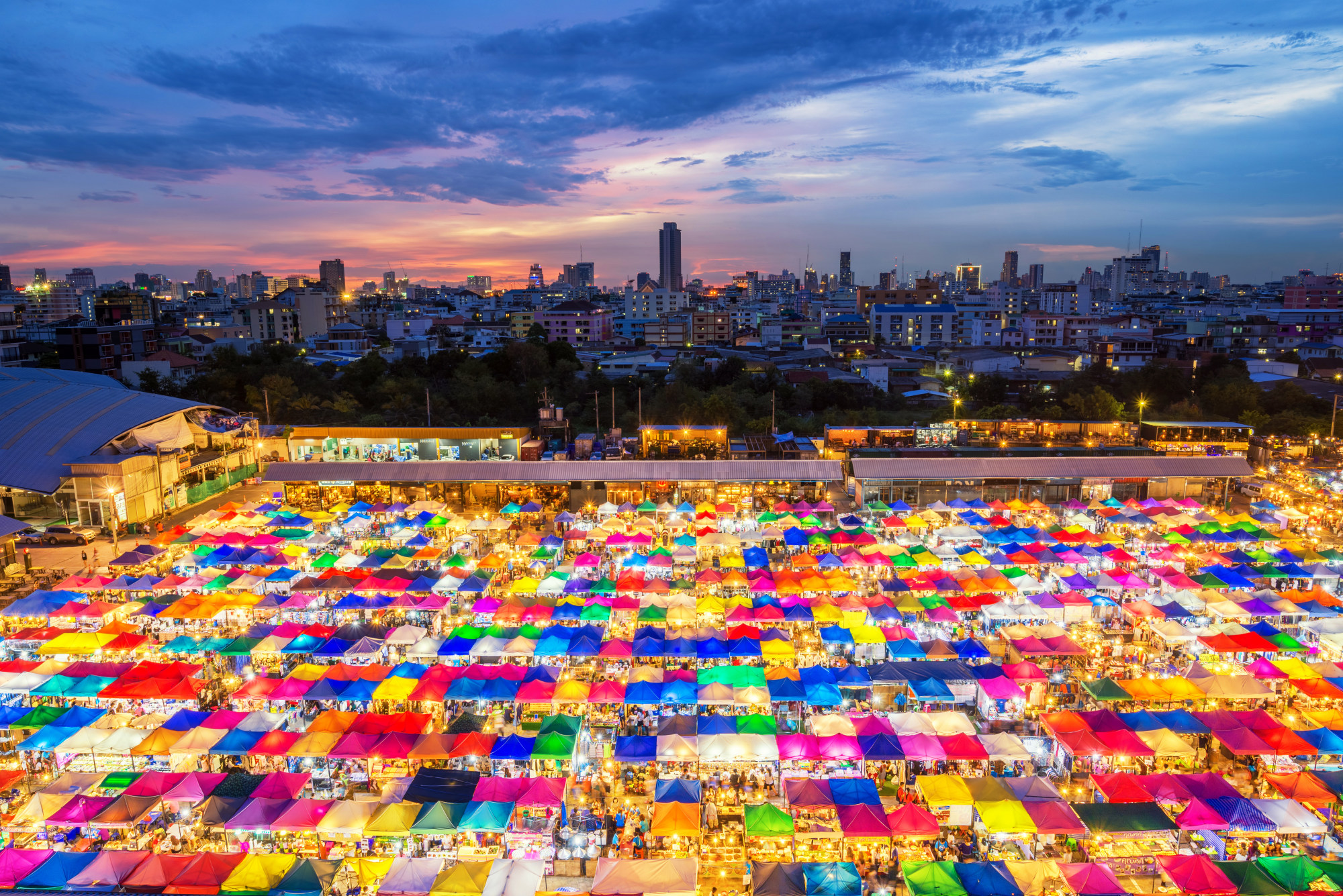 Chatuchak market in Bangkok has 15,000 stalls in 26 sections and is the world’s largest weekend market. Photo: Shutterstock