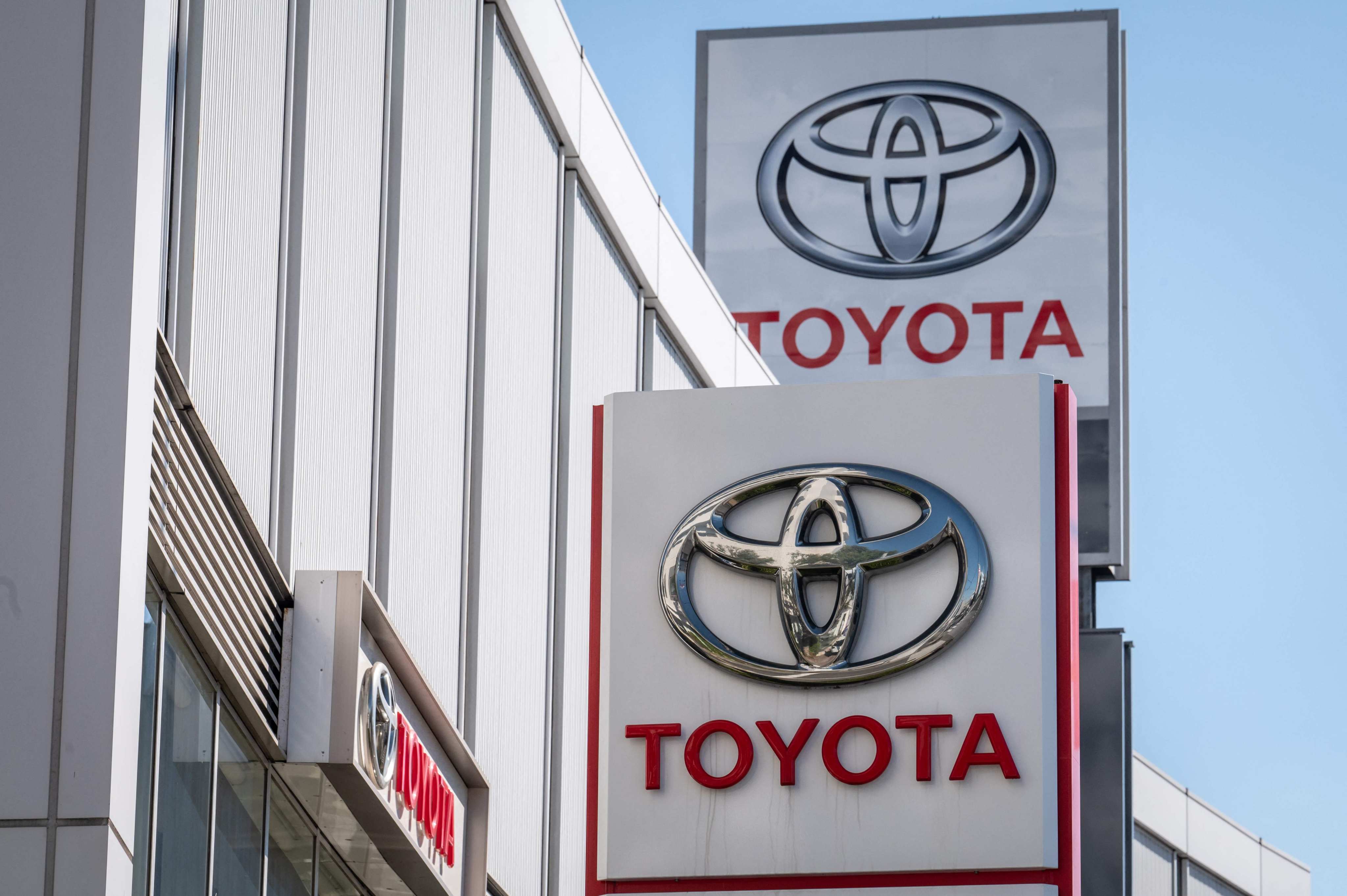 Toyota said on Tuesday it had halted operations in Japan due to a system glitch. Photo: AFP