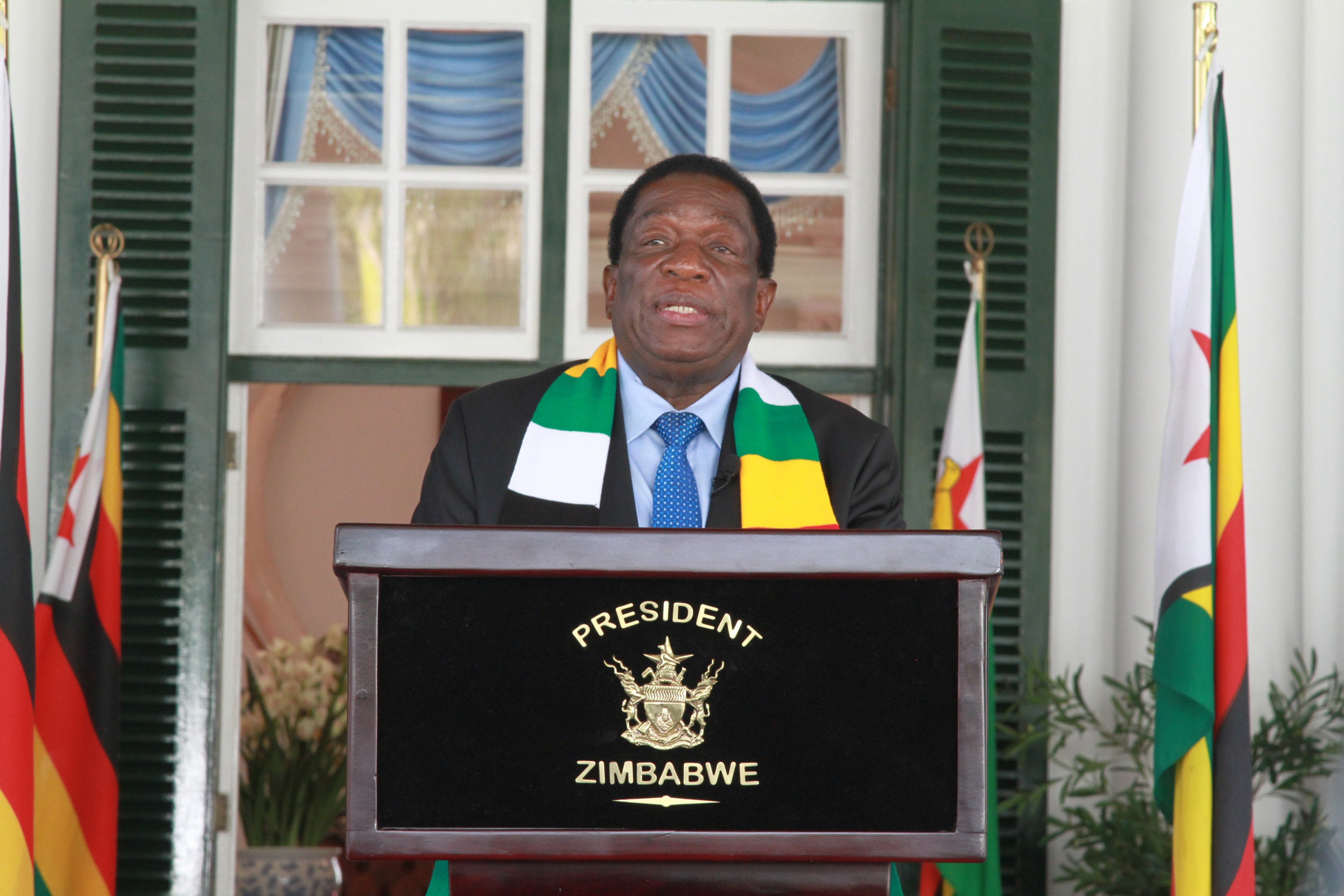 Zimbabwean President Emmerson Mnangagwa. Photo: Xinhua