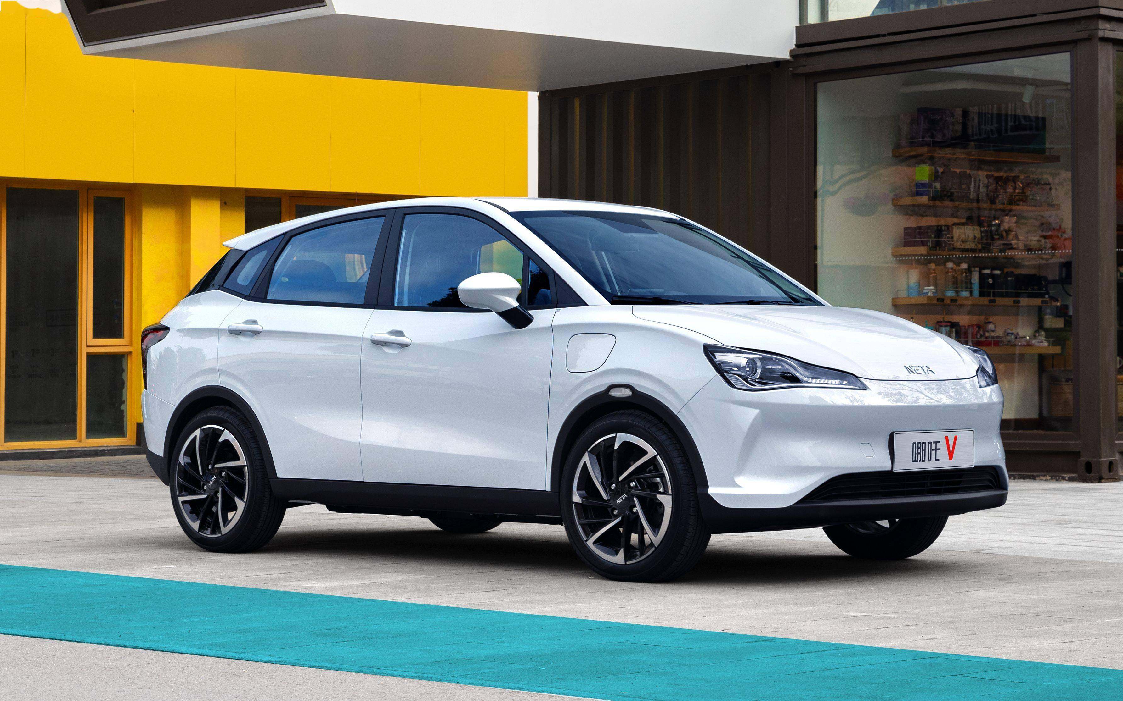 Hozon’s Neta V sport-utility vehicle, one of the models the company is taking orders for in Indonesia. Photo: Weibo
