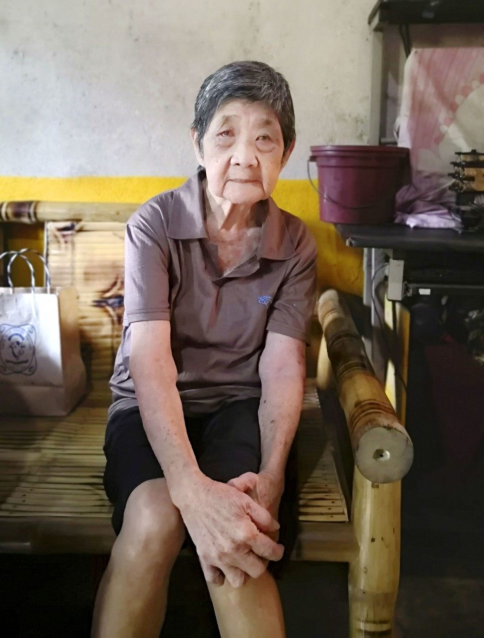 Angelita Sakane, in this photo taken on the island province of Palawan in the Philippines in 2019, was recognised then by a Japanese court as a war-displaced descendant. Her father was Japanese. Photo: Kyodo