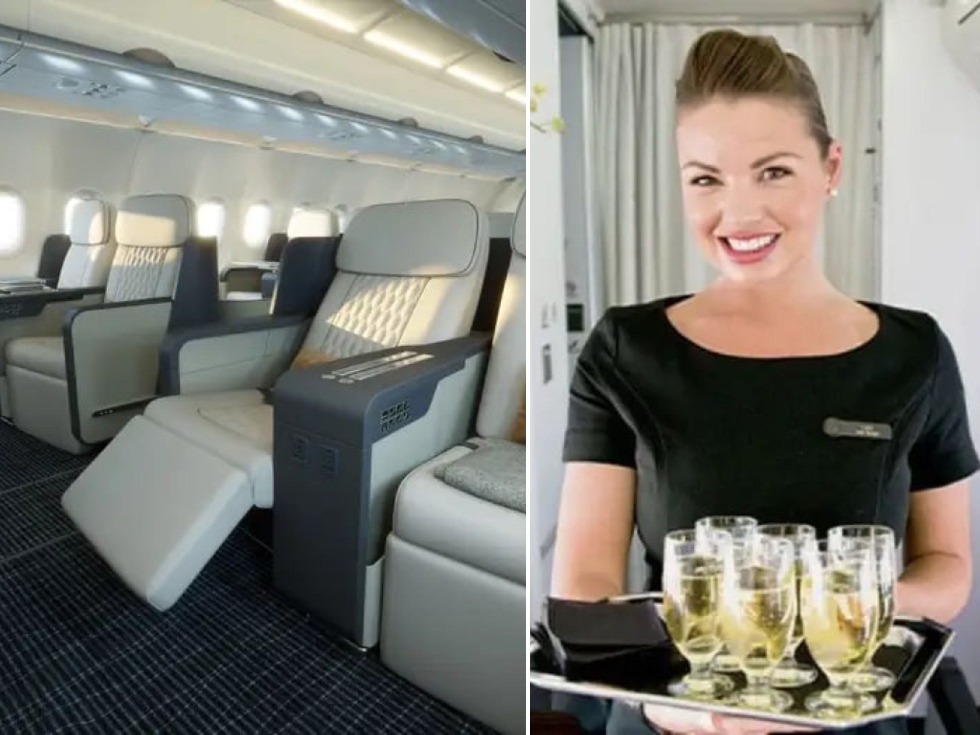 Private jets can take passengers across the globe while being equipped with five-star services and amenities. Photos: Handout