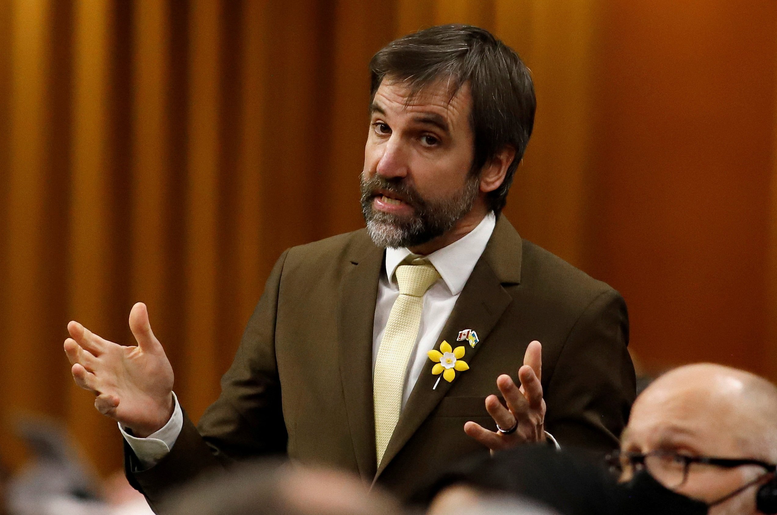 Canada’s Minister of the Environment and Climate Change, Steven Guilbeault, had talks with Chinese counterpart Huang Runqiu during a Beijing visit. Photo: Reuters