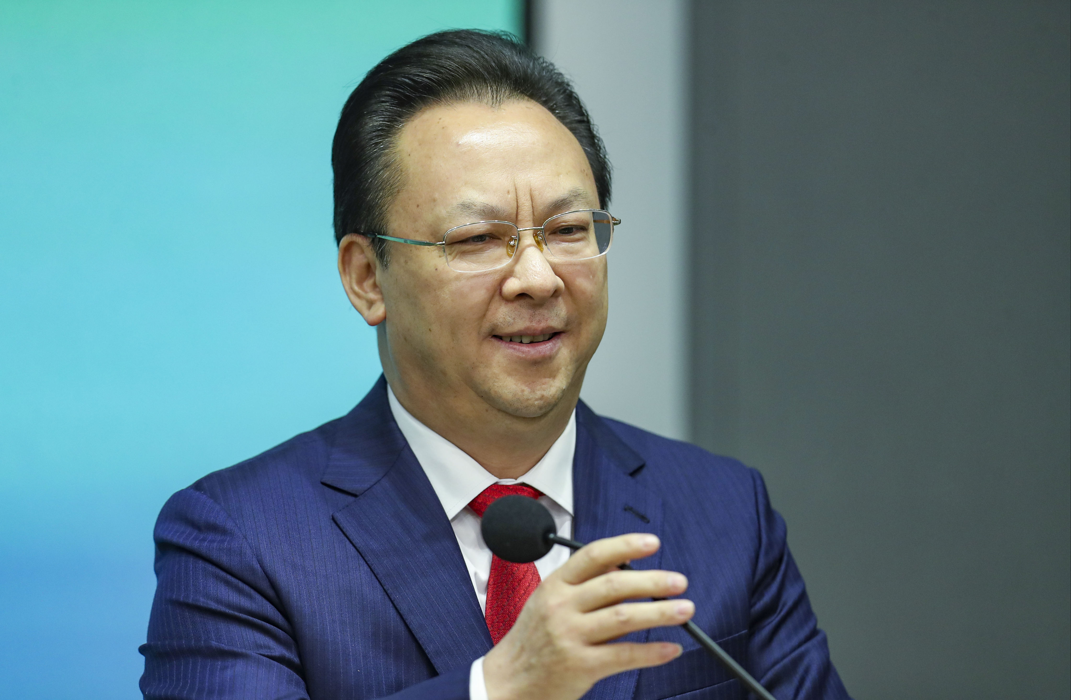 The research interests of Tan Tieniu include image processing, computer vision,  and pattern recognition in the field of artificial intelligence. Photo: SCMP