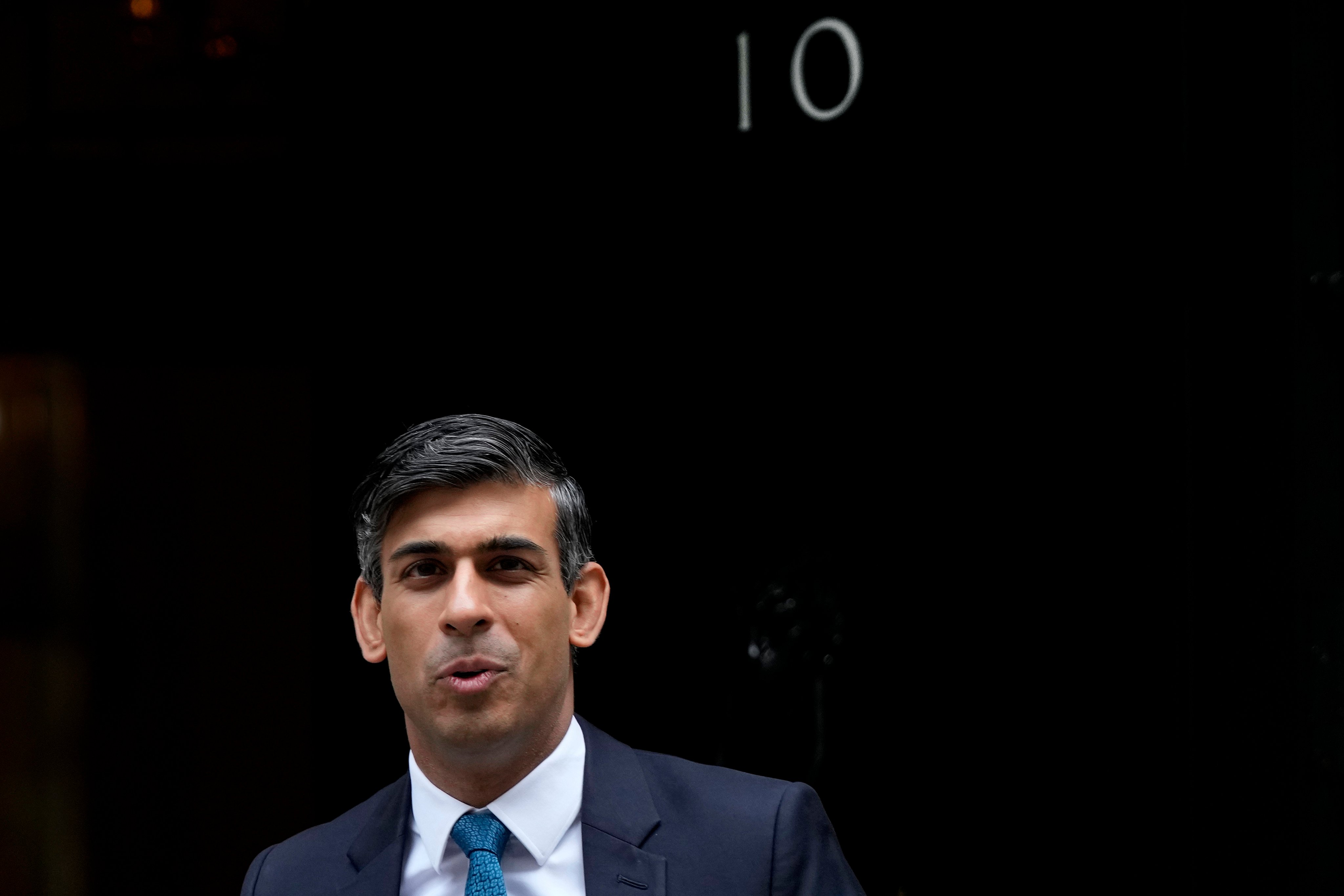 PM Rishi Sunak said it was ‘utterly wrong’ to blame him for the government’s failure to fix crumbling concrete in England’s schools. Photo: AP