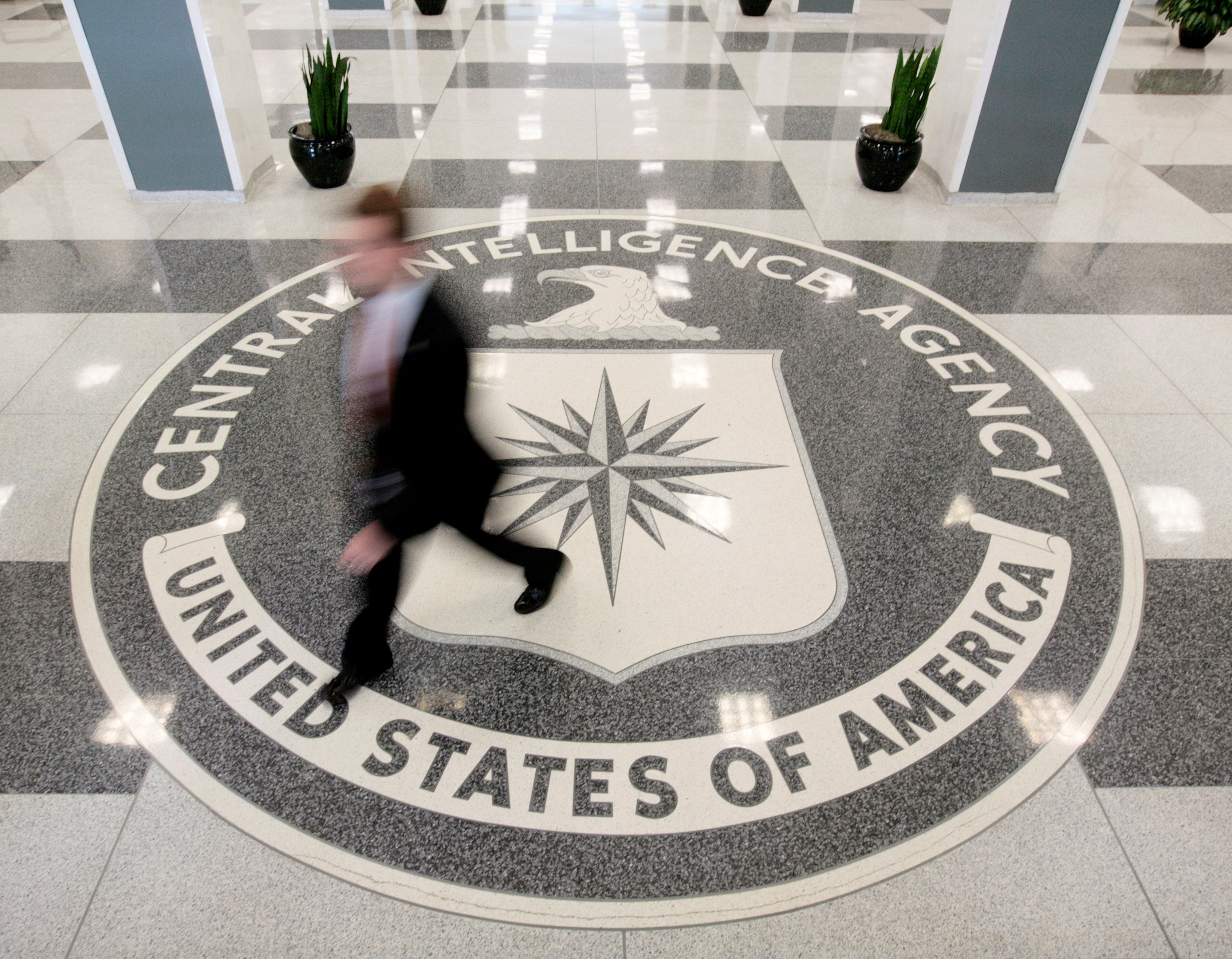 The lobby of the CIA Headquarters Building in Langley, Virginia, US. Photo: Reuters