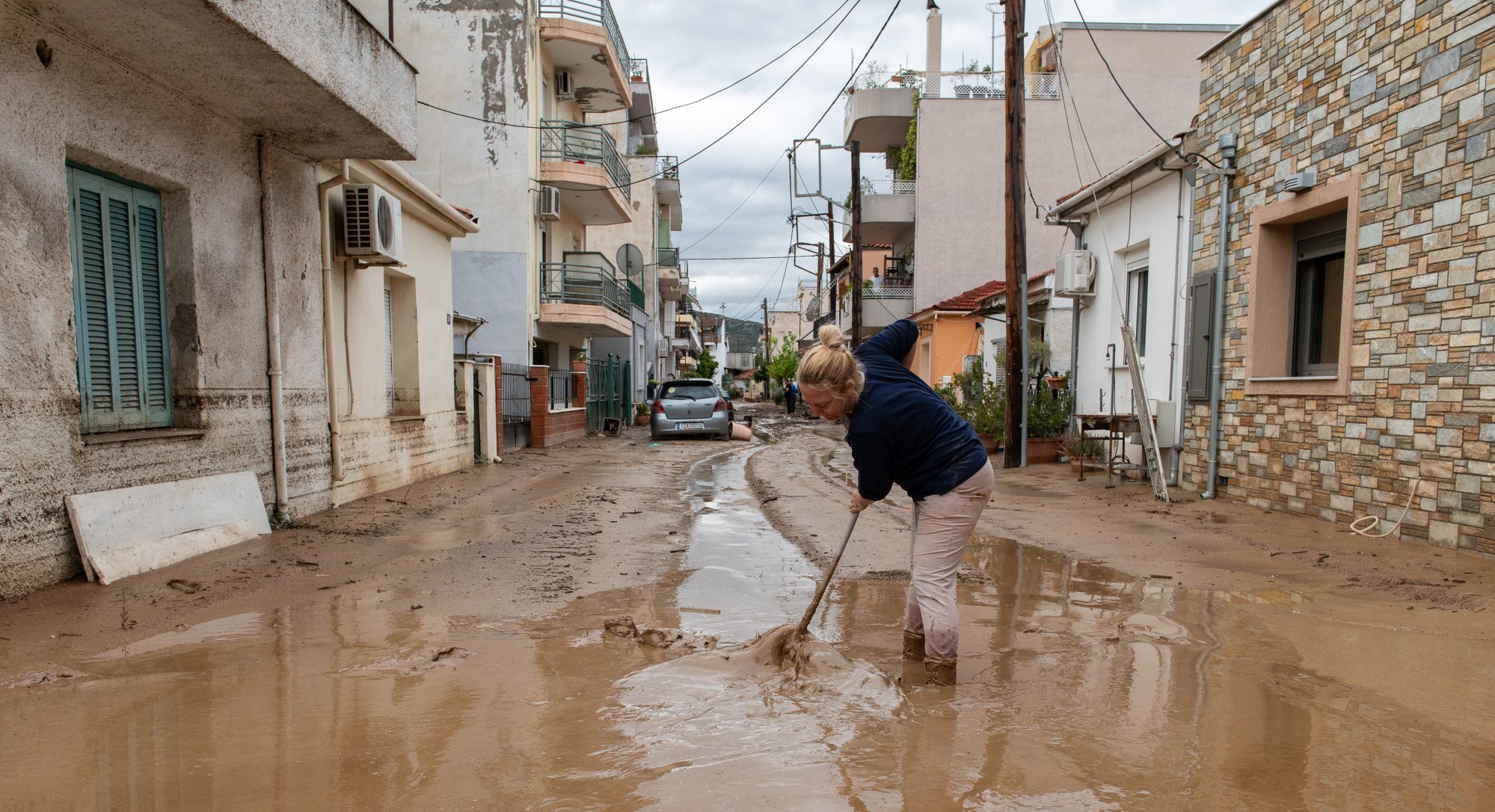 Flooding in Greece leaves at least 4 dead and 6 missing, villages cut off