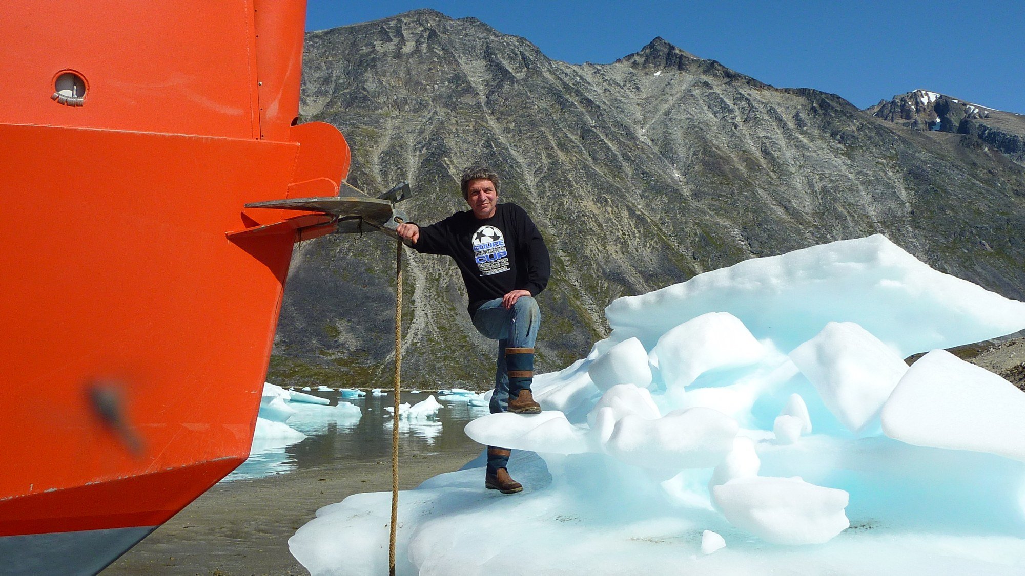 Sauvadet with the Aurora Magnetica in 2009. Photo: Pierre Sauvadet