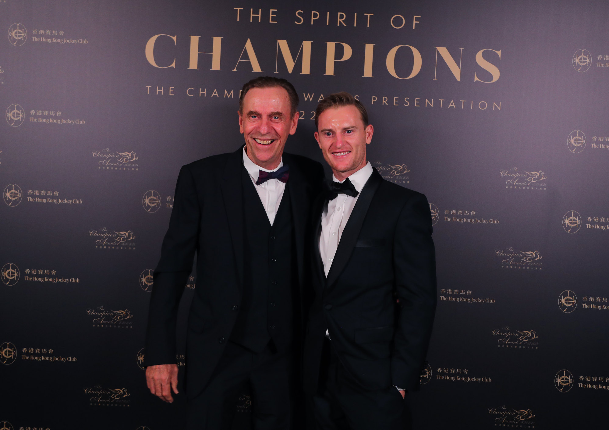 Last term’s champion trainer John Size and champion jockey Zac Purton.