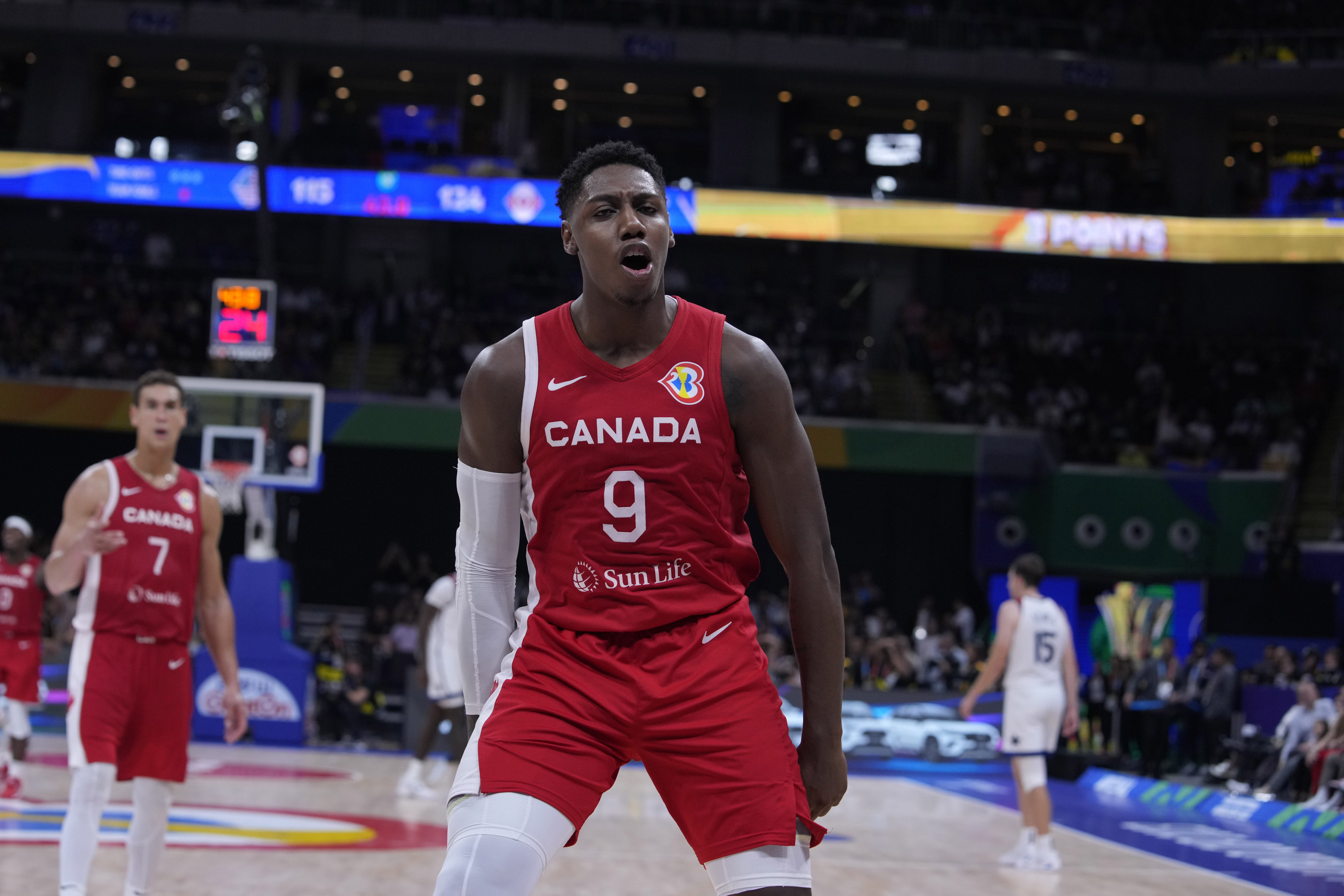 Canada medal for the first time with a third-place finish at the Fiba Basketball World Cup. Photo: AP