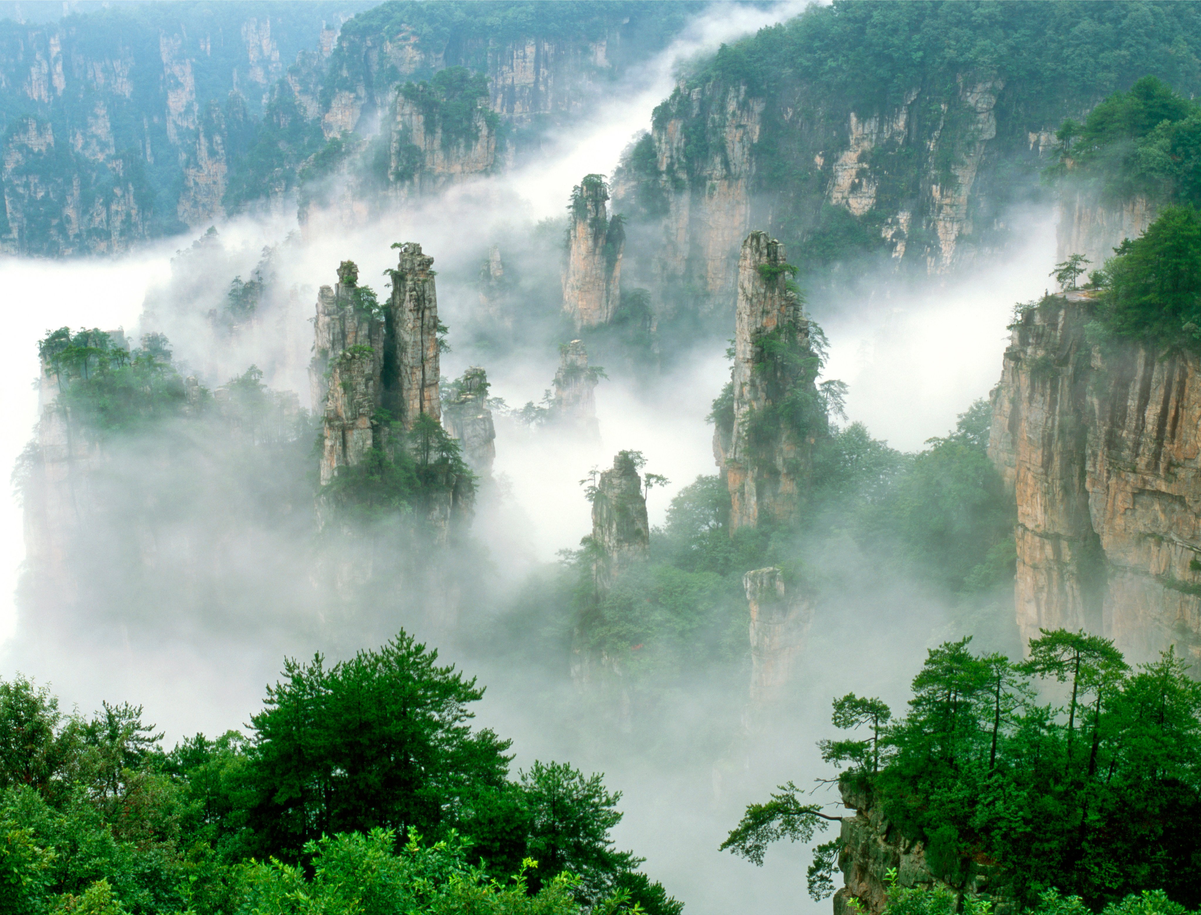 Zhangjiajie National Park has inspired many works of art. Photo: Getty Images