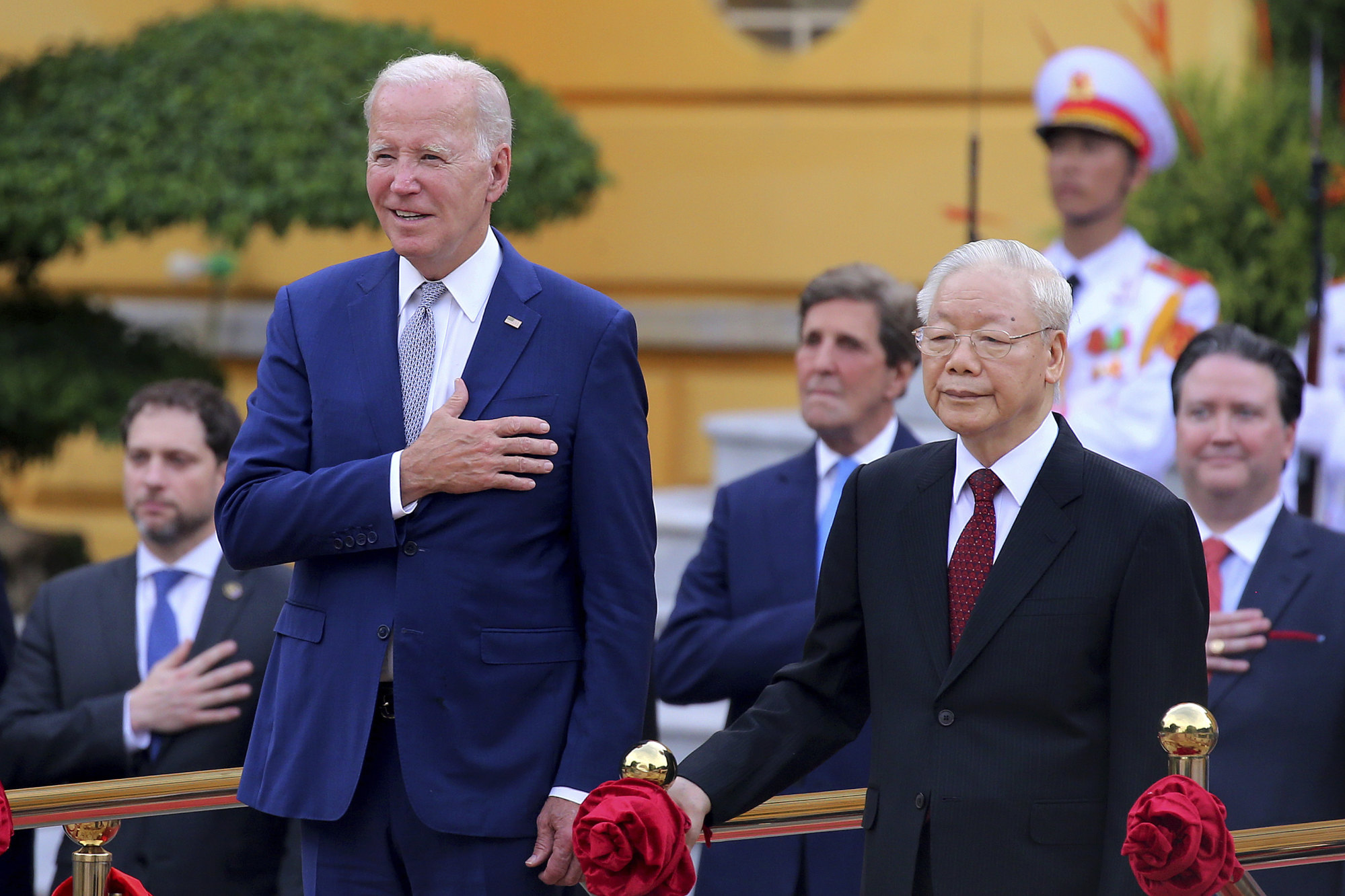 President joe biden forges tech, aviation deals in vietnam