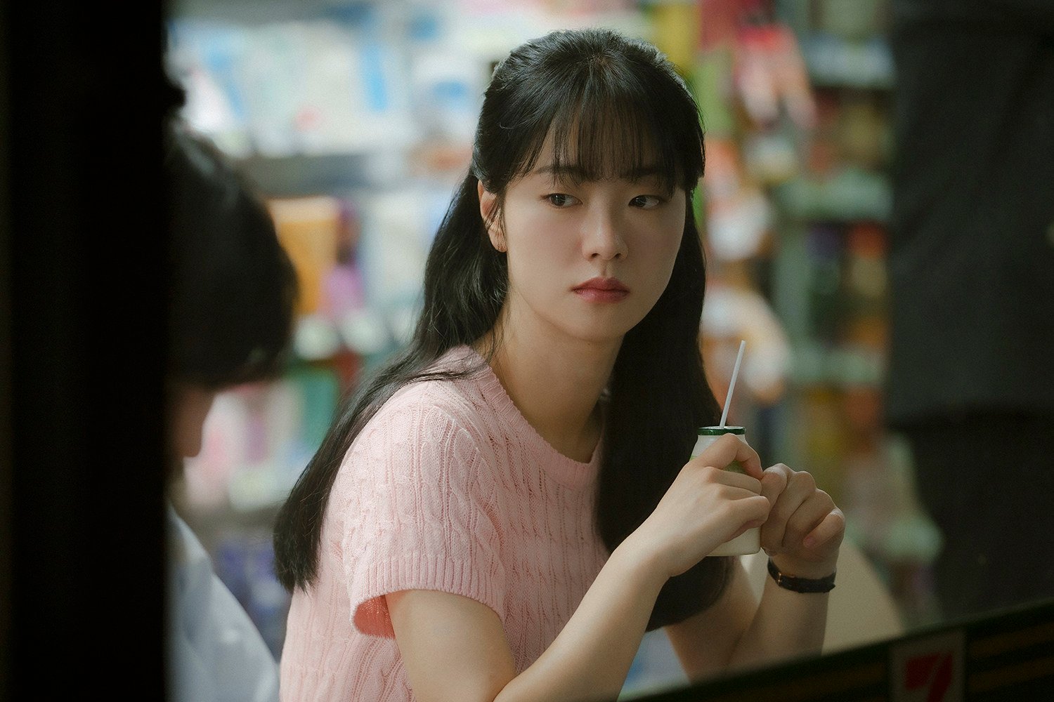 Jeon Yeo-been as Jun-hee in a still from “A Time Called You”. Photo: Netflix