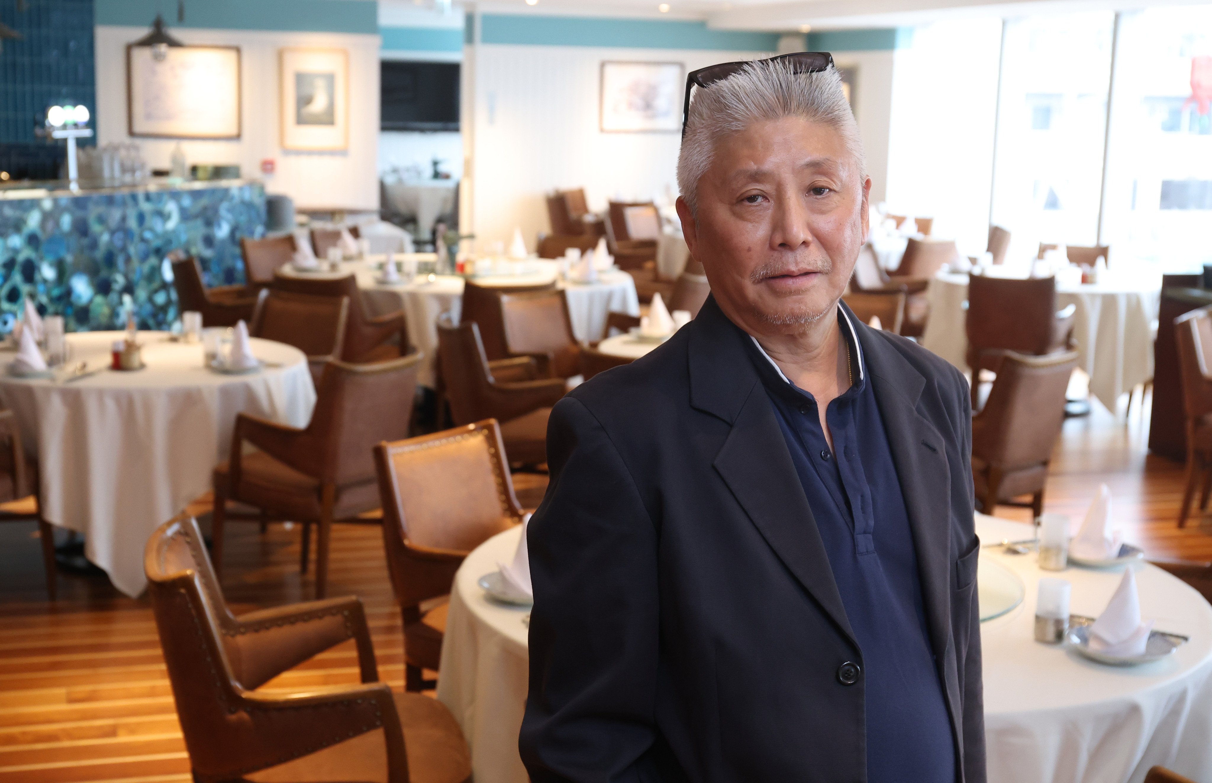 Elite Concepts restaurant group founder Paul Hsu at Nanhai No 2 in Causeway Bay. The themed restaurant is the second he has opened that uses the voyages of Ming dynasty Chinese admiral to explore regional cuisine. Photo: Edmond So
