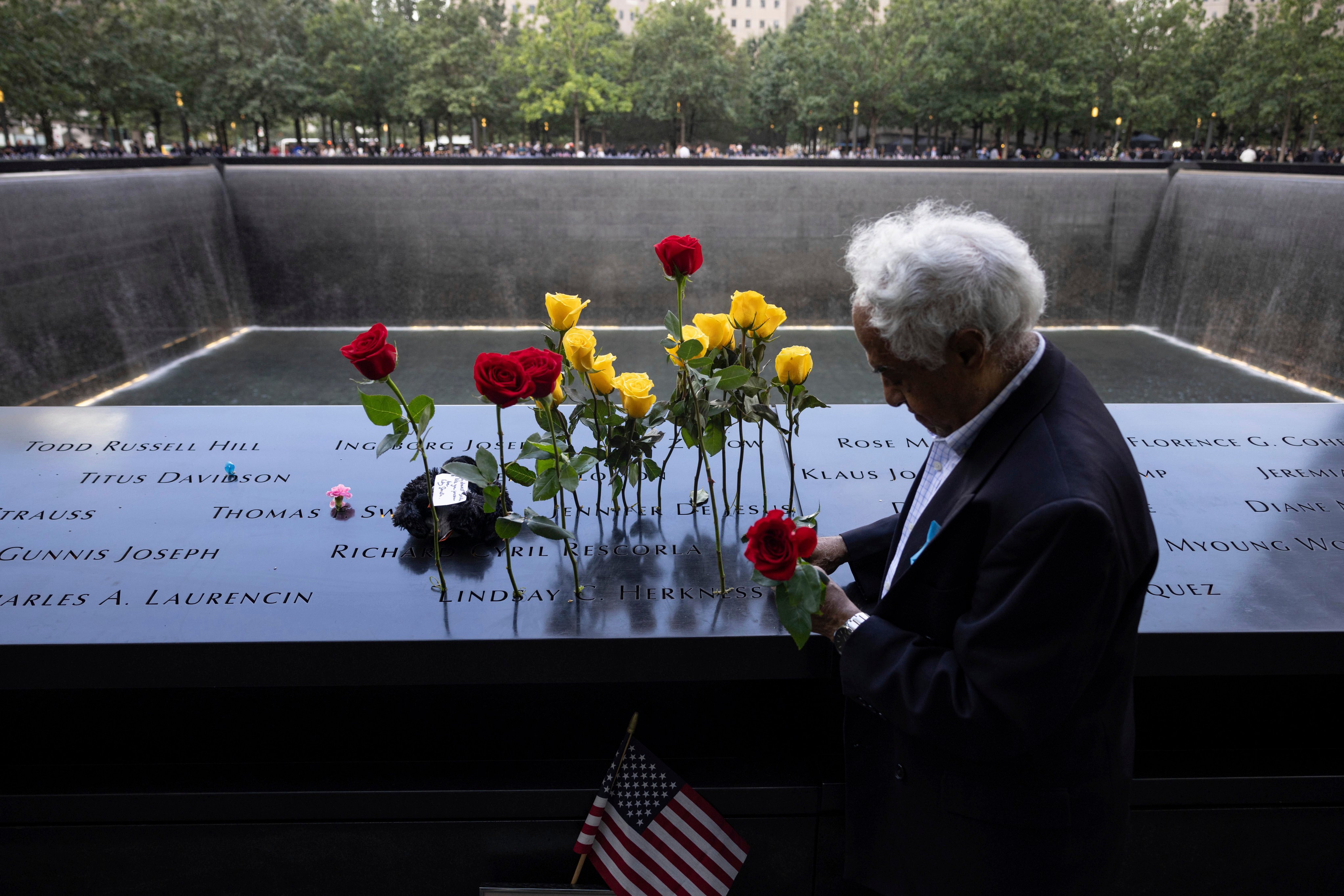 The September 11 memorial in New York. Photo: AP