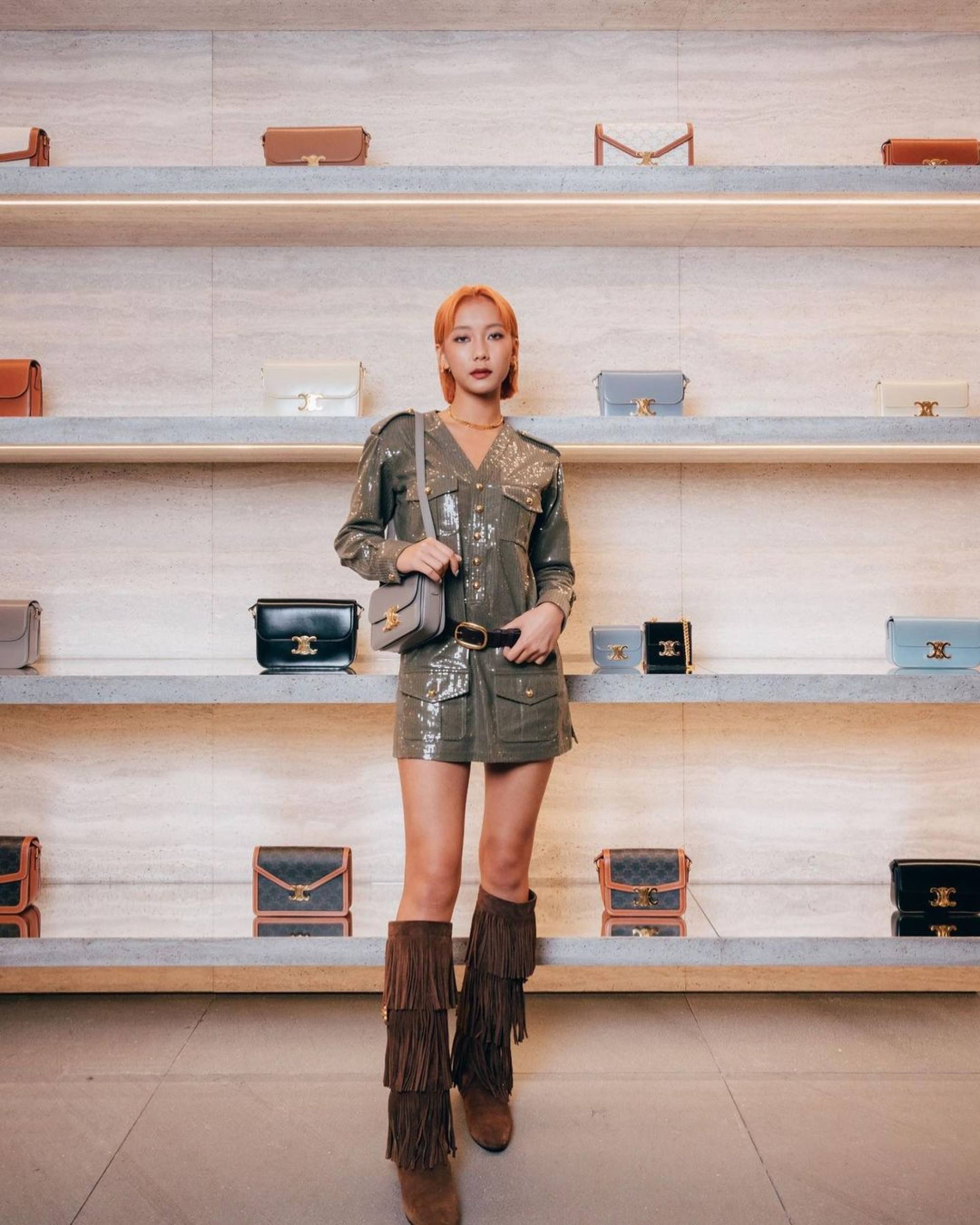 Marf Yau’s latest take on rocker chic. Photo: @_marifemarife_/Instagram