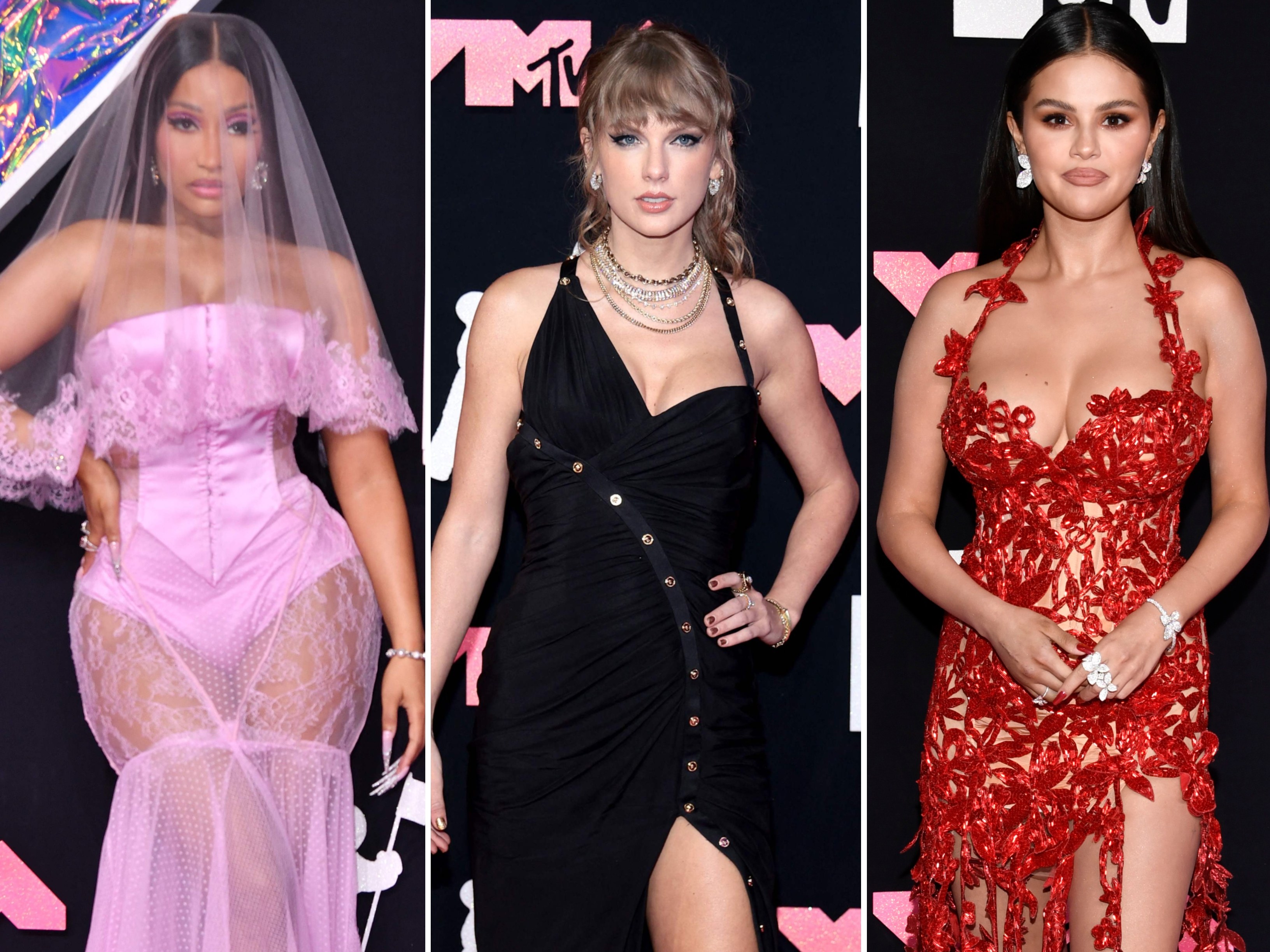 Best-dressed looks at the 2023 MTV VMAs, starring Nicki Nicki, Taylor Swift and Olivia Rodrigo. Photo: AFP/AP