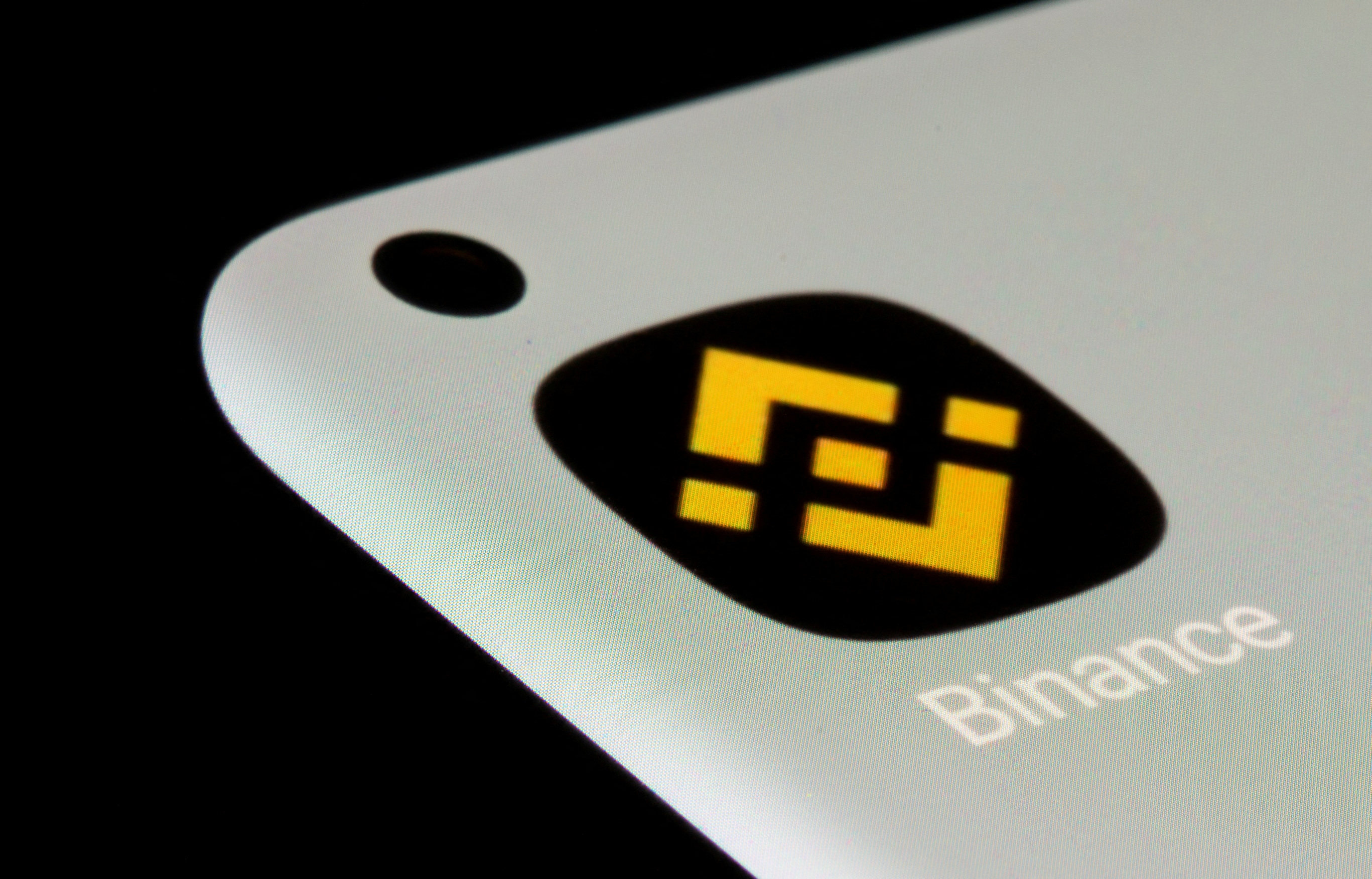 The Binance app seen on a smartphone. Photo: Reuters