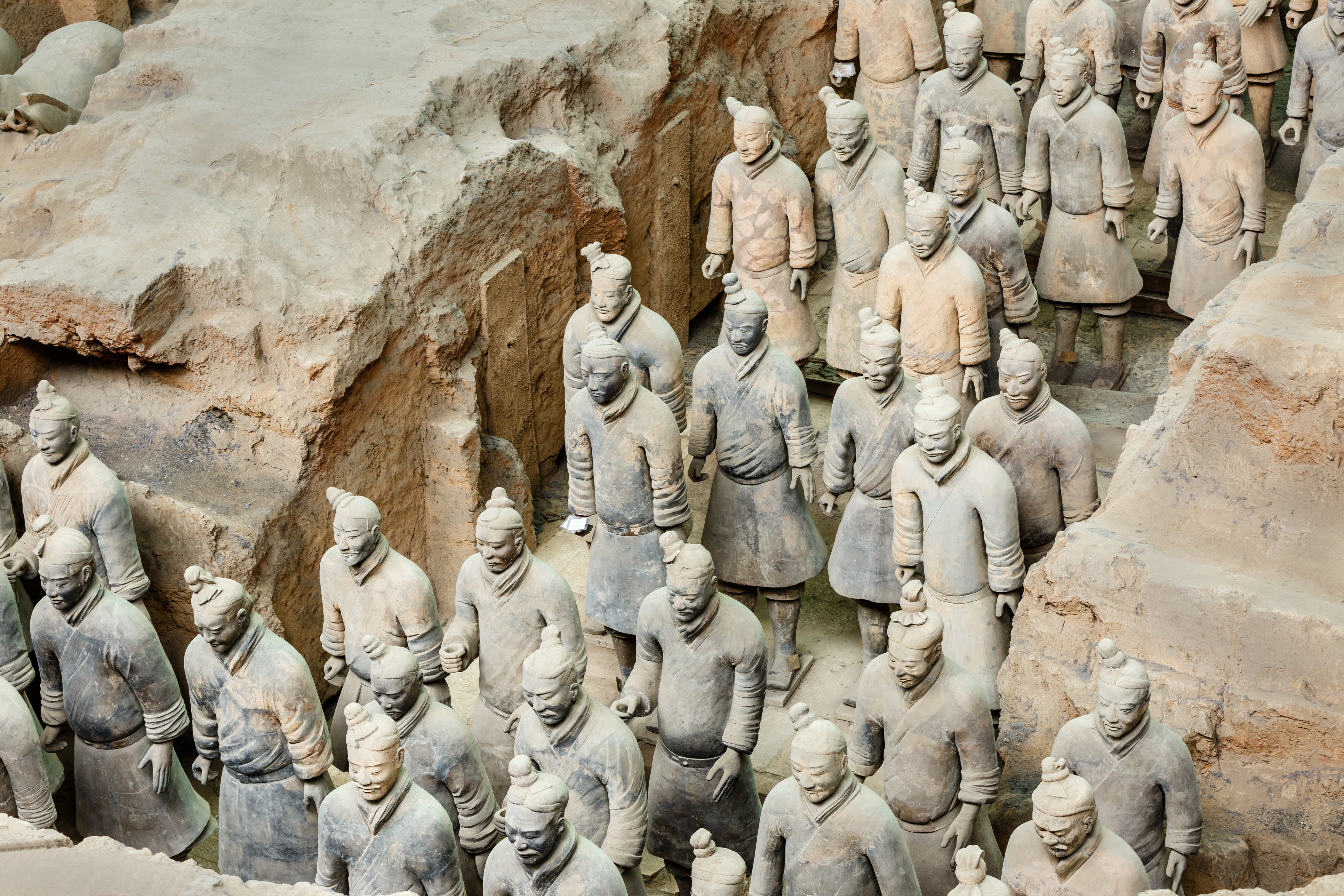The Terracotta Army is made up of over 8,000 life-size clay soldiers and they all look different. Photo: Shutterstock
