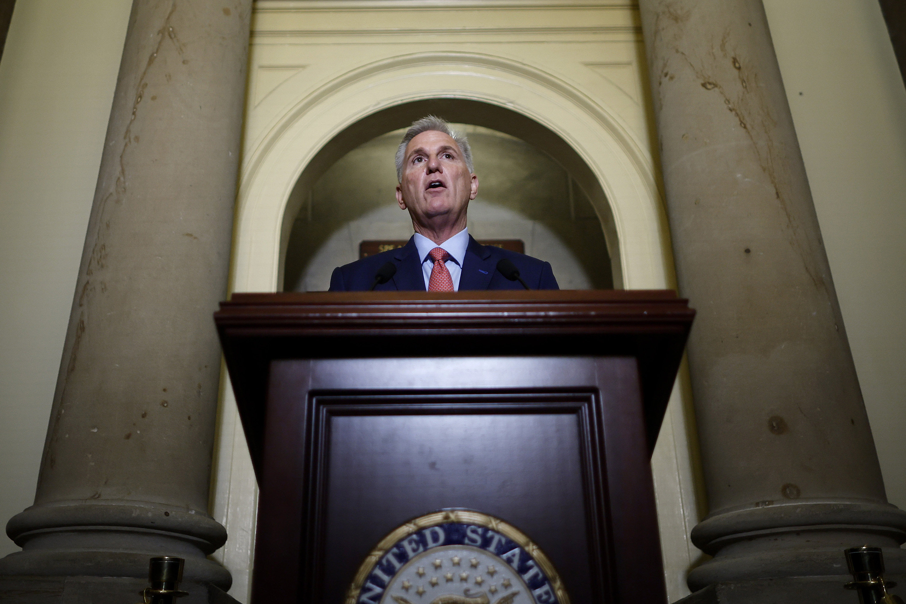 US House of Representatives Speaker Kevin McCarthy has called for an impeachment inquiry into President Joe Biden. Photo: TNS
