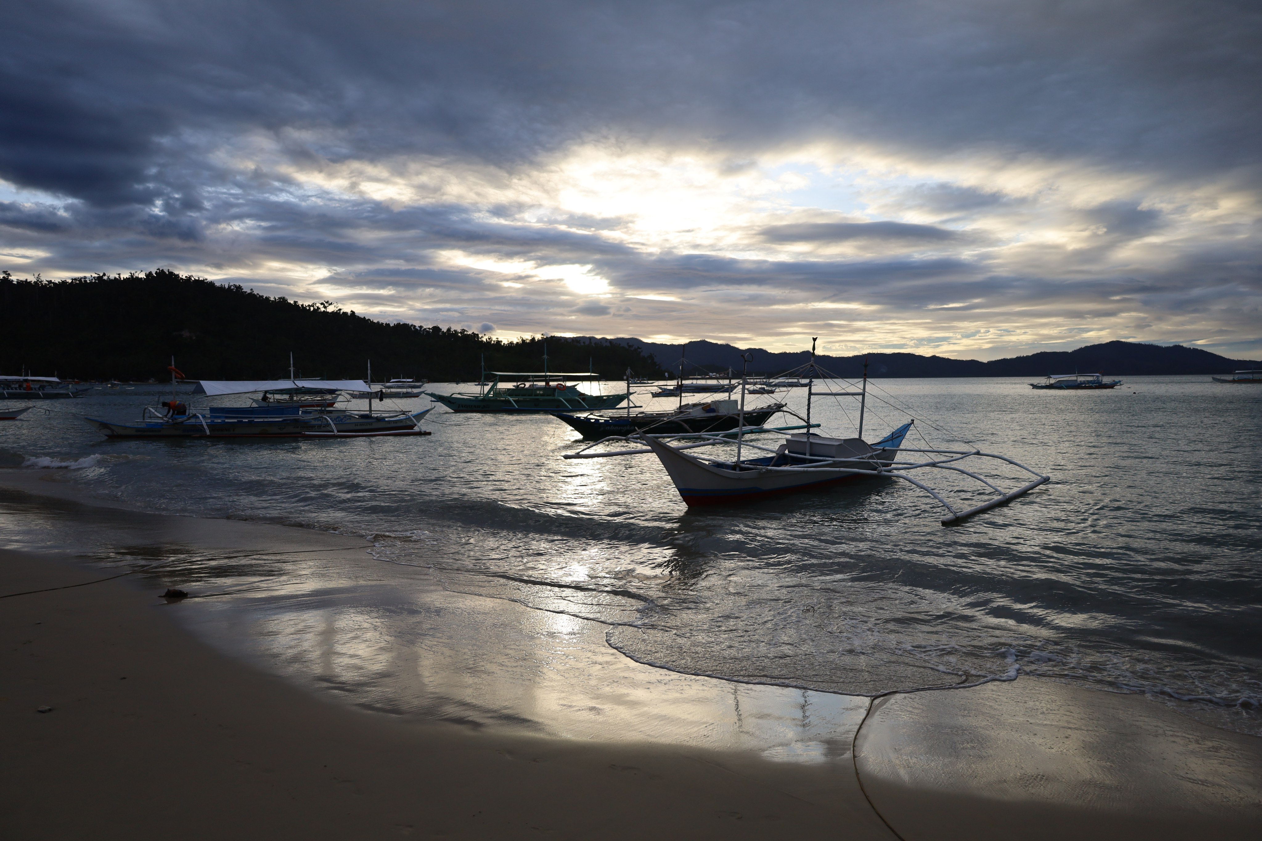 Untouched Port Barton on the west coast of Palawan in the Philippines. Photo: Thomas Bird