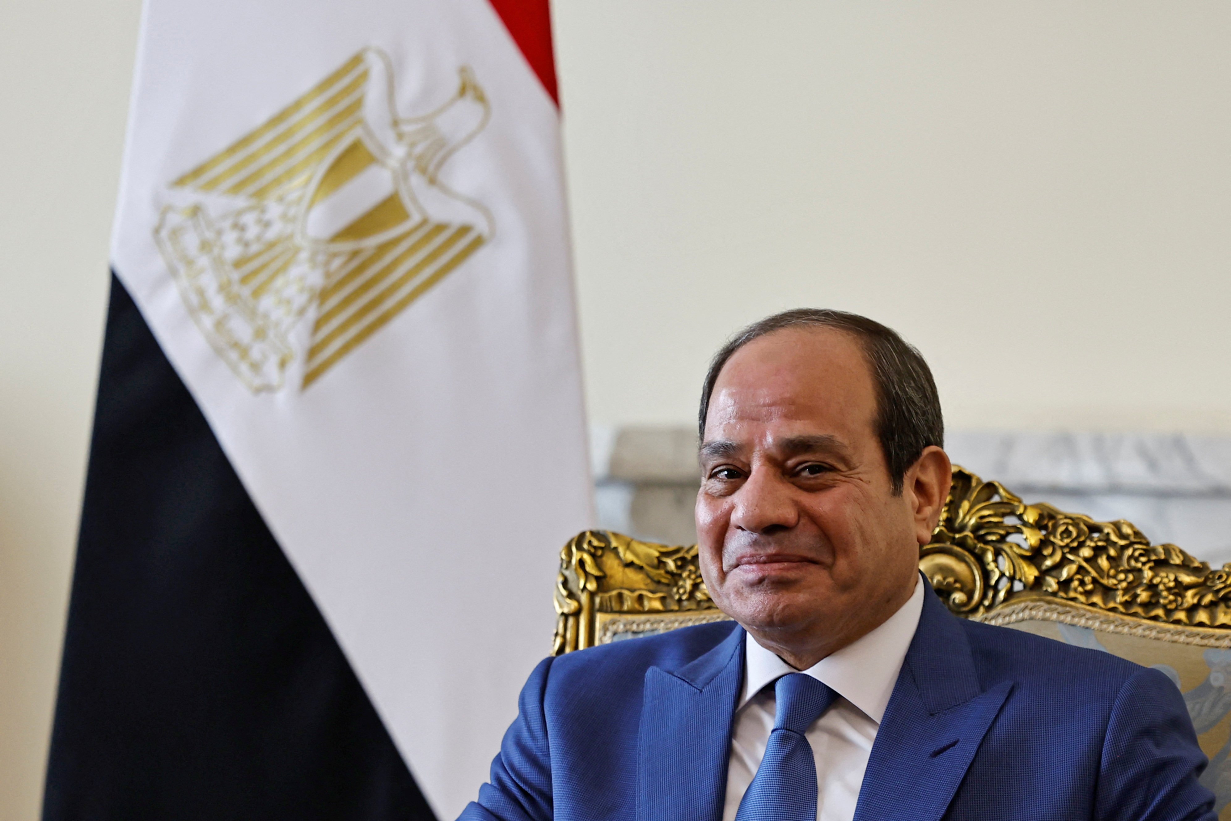 Egyptian President Abdel Fattah al-Sisi denies there are political prisoners in Egypt. He says stability and security are paramount. Photo: Reuters
