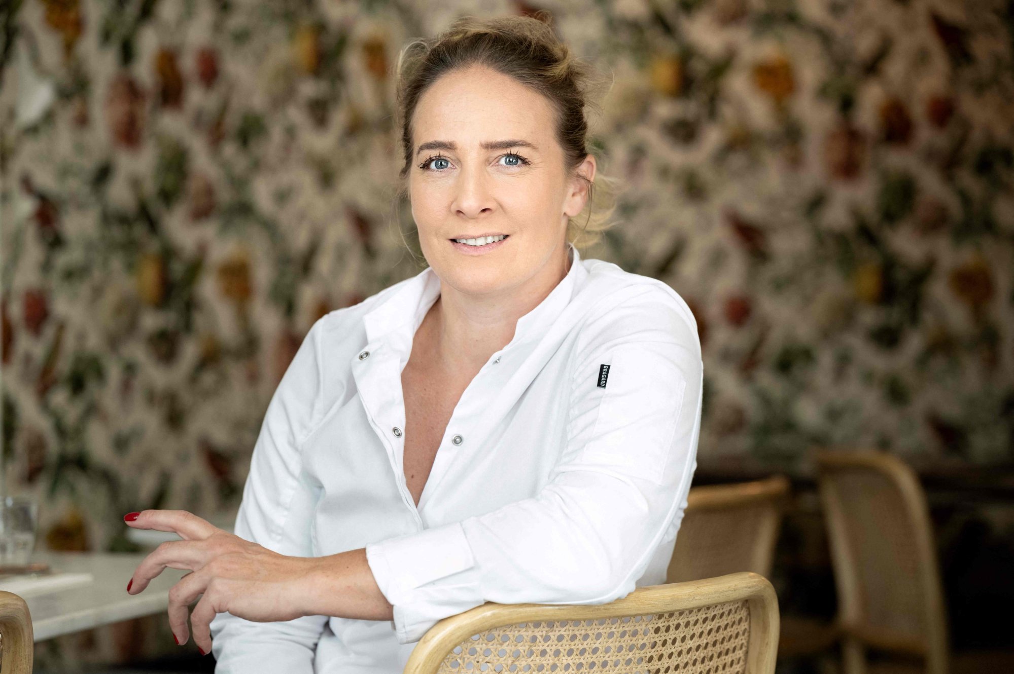 Amandine Chaignot will be cooking guinea fowl with crayfish as her signature dish at the Games. Photo: AFP
