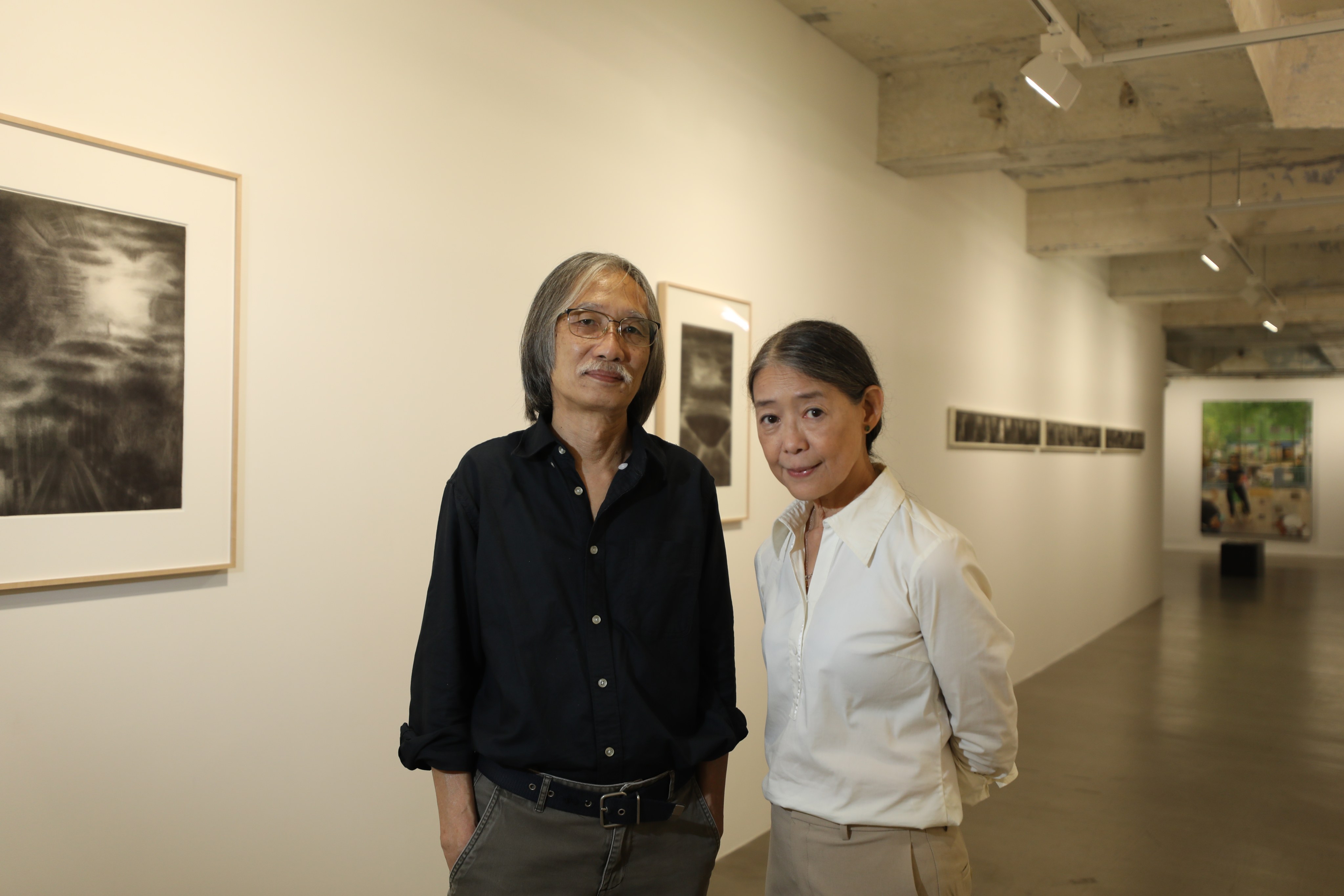 Husband and wife Yeung Tong Lung and Sze Yuen are holding their second joint art show, 28 years after their first. Solo·Exhibition·Twice II: Of Seeing, at Blindspot Gallery in Hong Kong, shows their contrasting styles. Photo: Xiaomei Chen