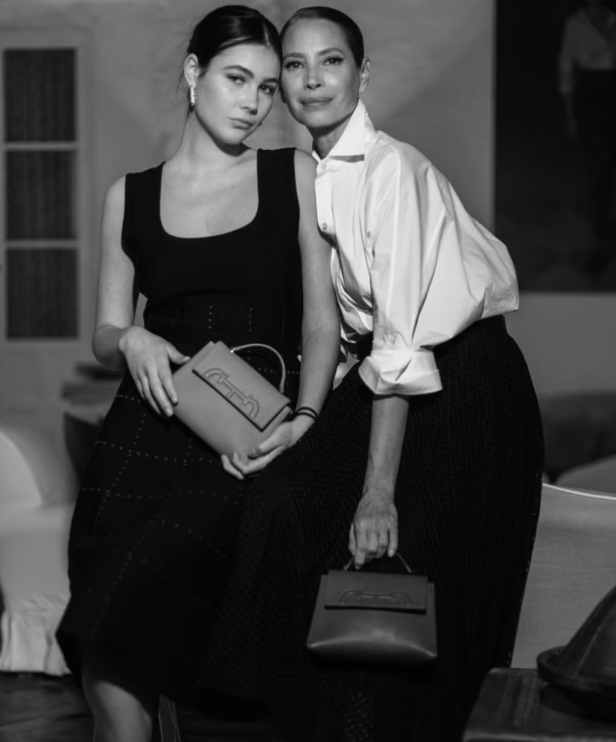 Supermodels grace Kim Jones' Fendi front-row during Milan Fashion
