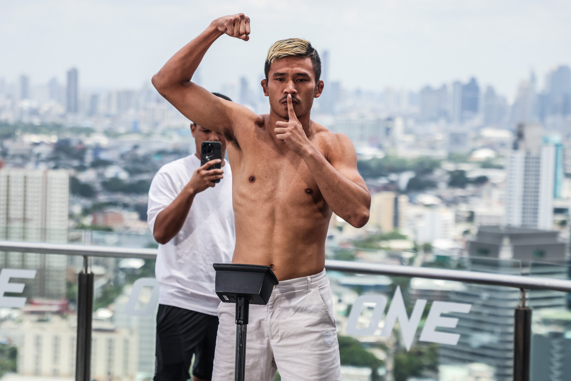 Superlek at the ONE Fight Night 12 ceremonial weigh ins in Bangkok. Photos: ONE Championship