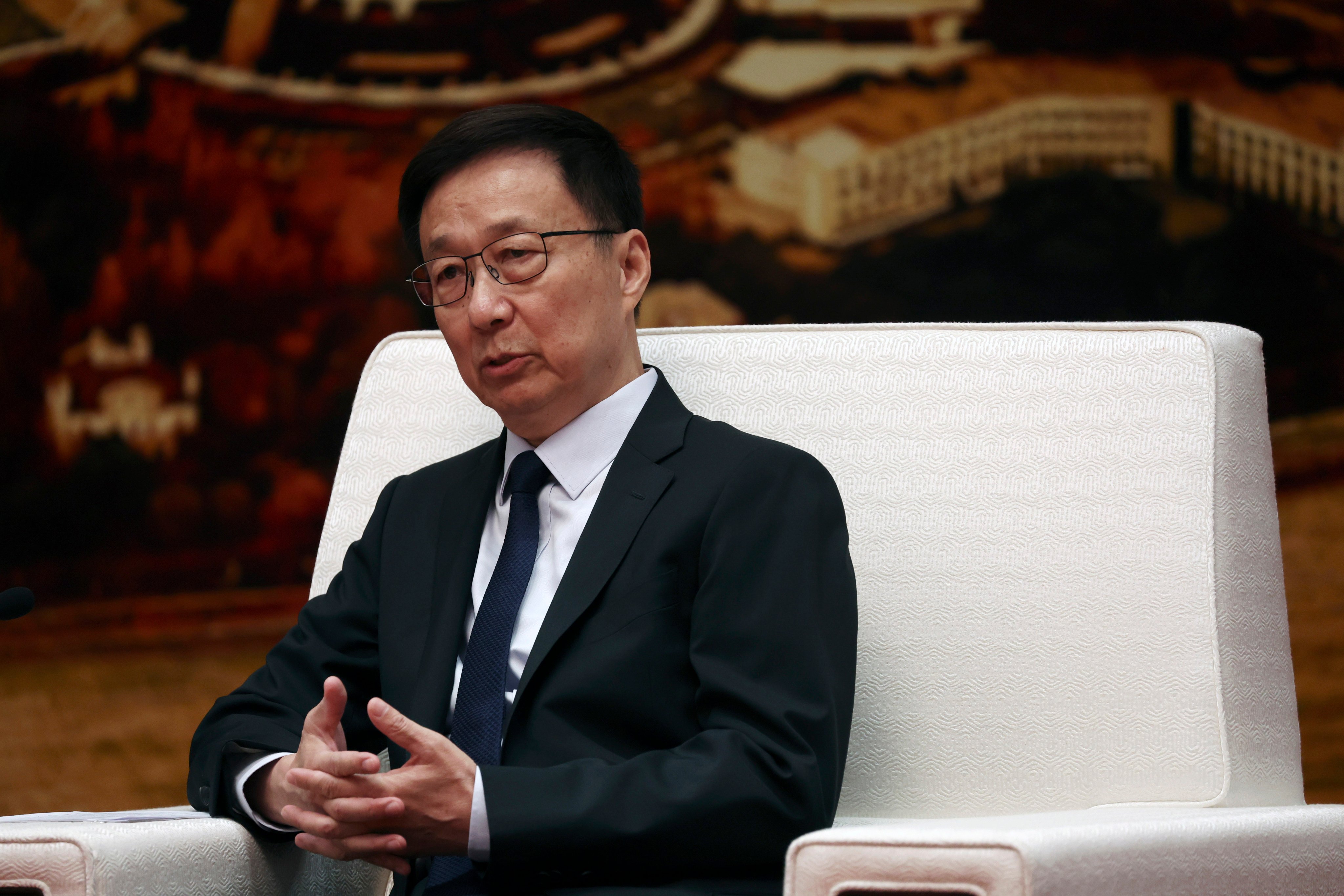 Chinese Vice-President Han Zheng is expected to meet US Secretary of State Antony Blinken on the sidelines of the UN General Assembly. Photo: Pool Photo via AP