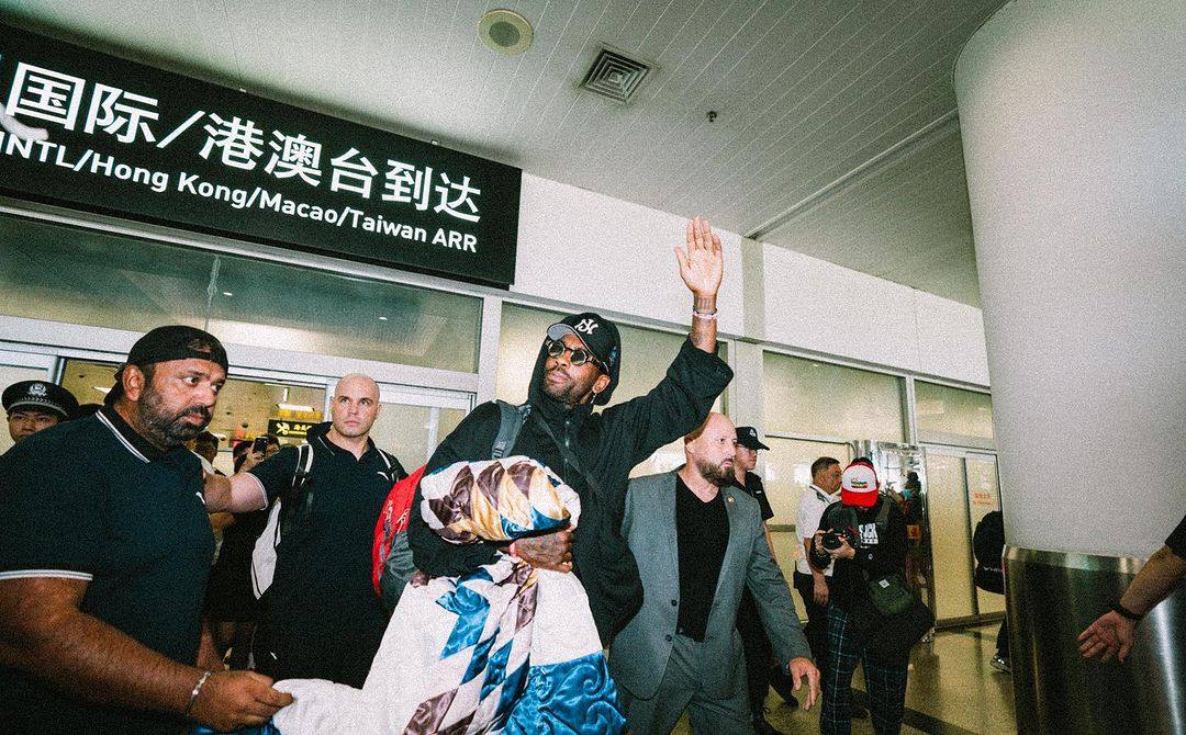 Kyrie Irving is in China for a promotional tour with sports apparel brand Anta. Photo: Instagram/@antasportsofficial