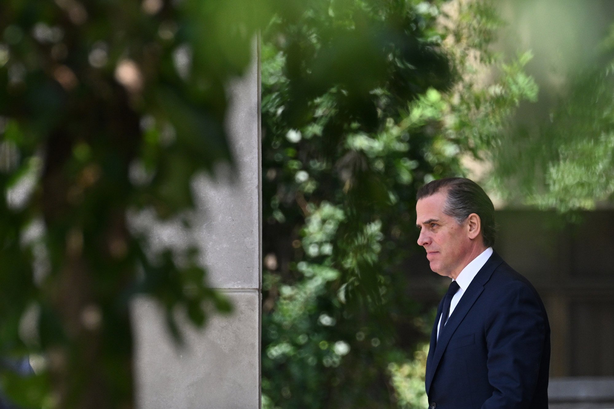 Hunter Biden at the J Caleb Boggs federal building and US courthouse on July 26. He is the first child of a sitting US president to have been criminally indicted. Photo: TNS