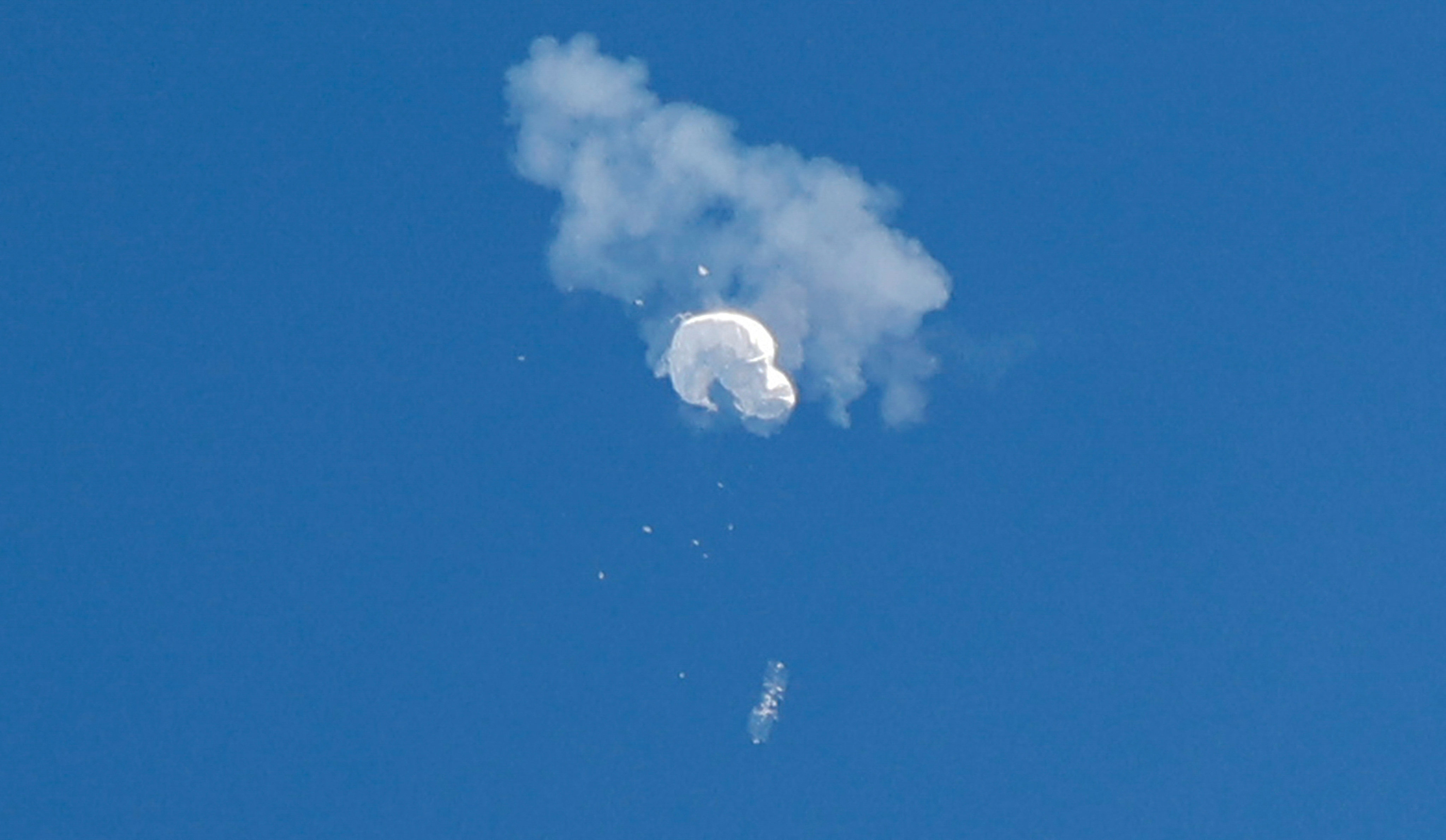 The Chinese balloon did not transmit any information back to China, US General Mark Milley says. Photo: Reuters
