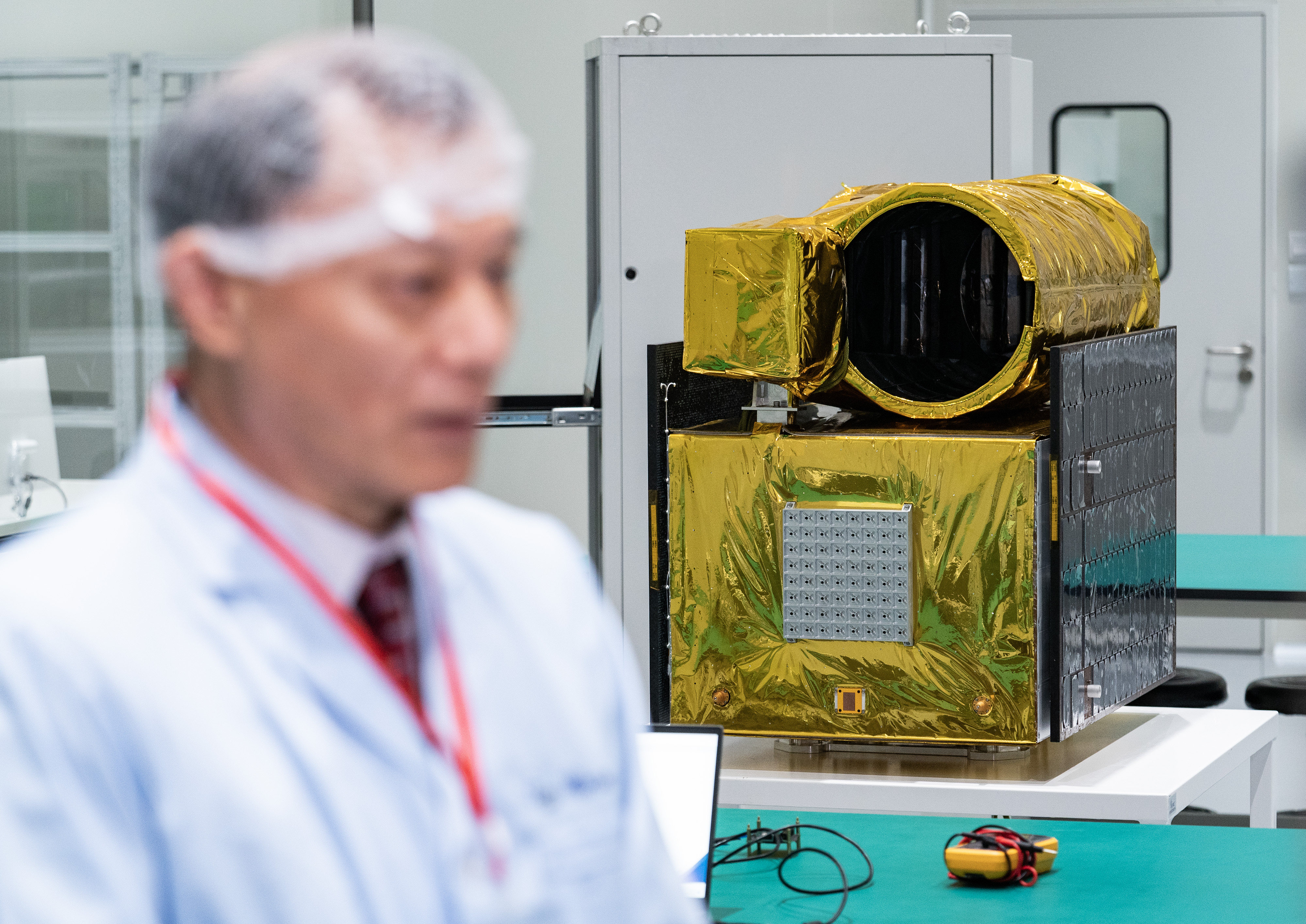 The first Hong Kong-made satellite is set to be launched next month. Photo: CNS