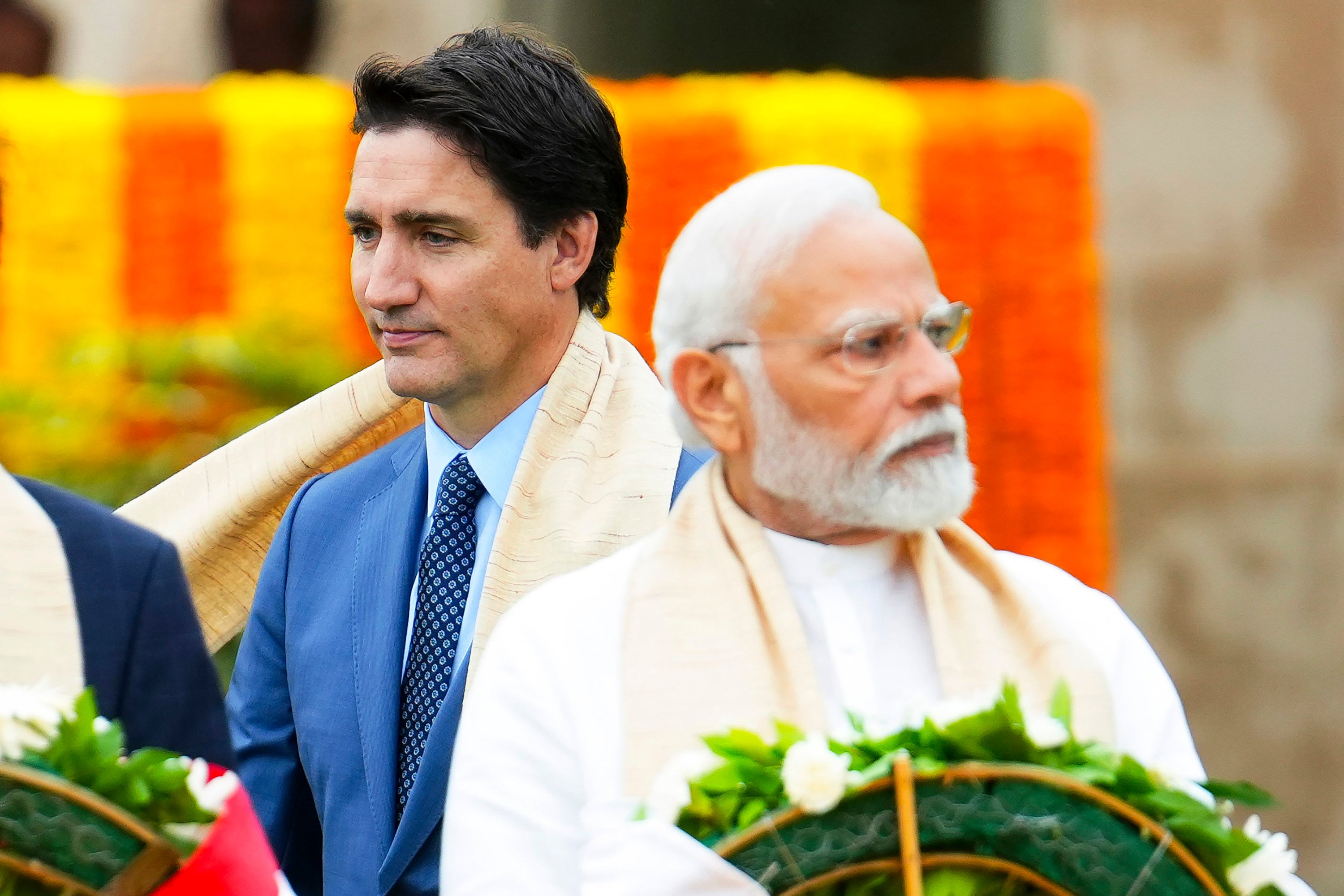 Canada’s Prime Minister Justin Trudeau and Indian Prime Minister Narendra Modi during this month’s G20 summit. Photo: via AP