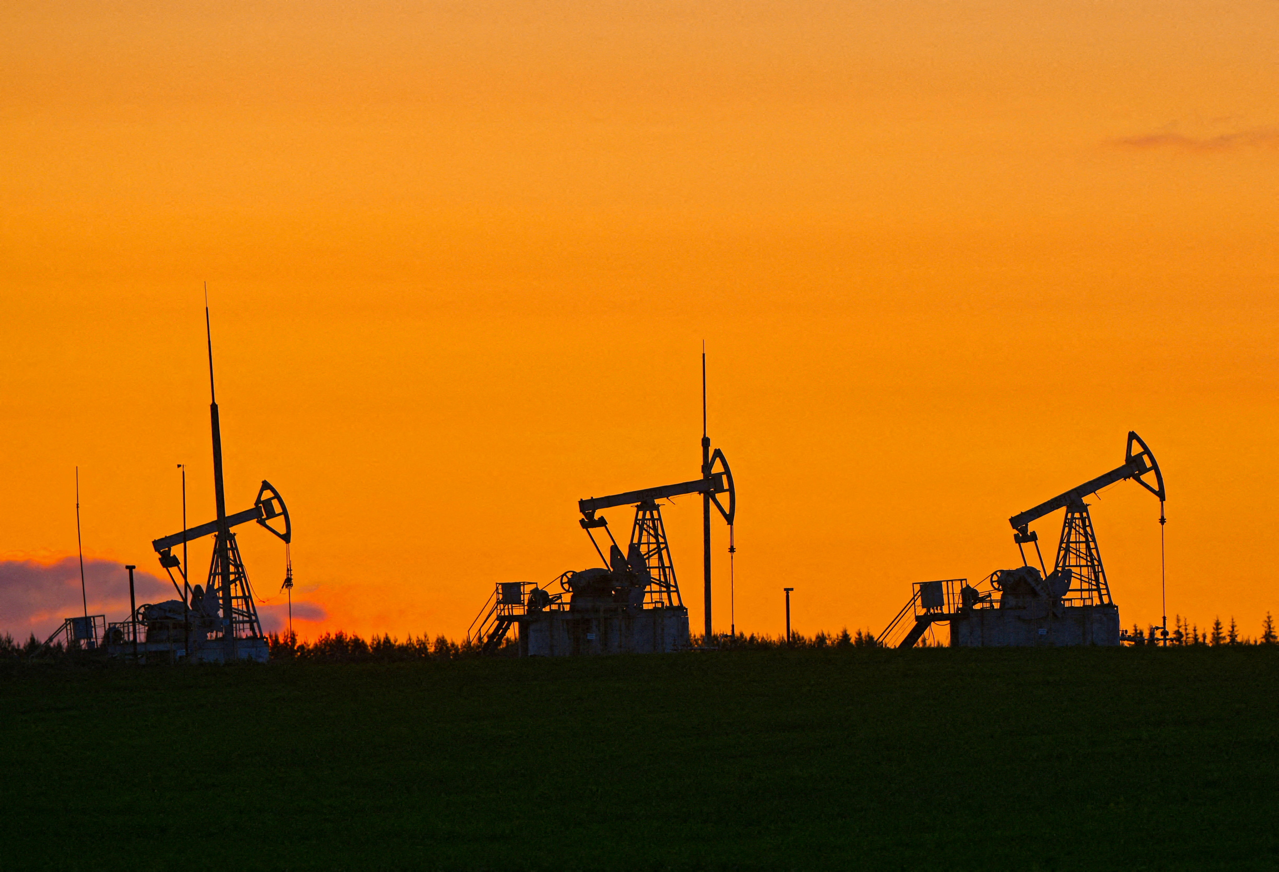 Oil pumps in Russia. File photo: Reuters