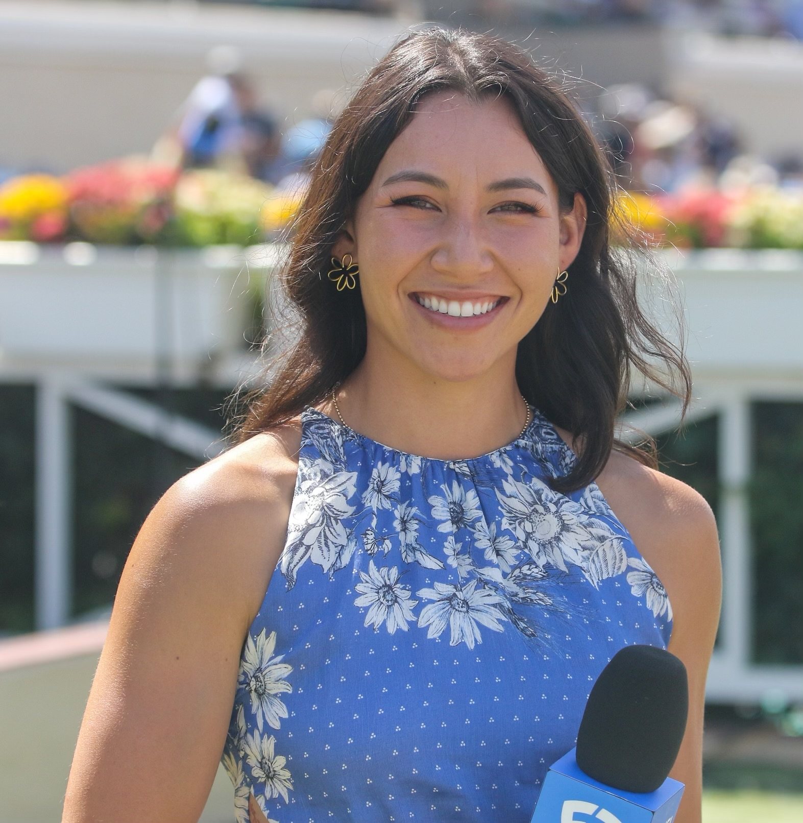 Hong Kong-born assistant trainer, television presenter and social media sensation Andie Biancone. Photo: Ernie Belmonte
