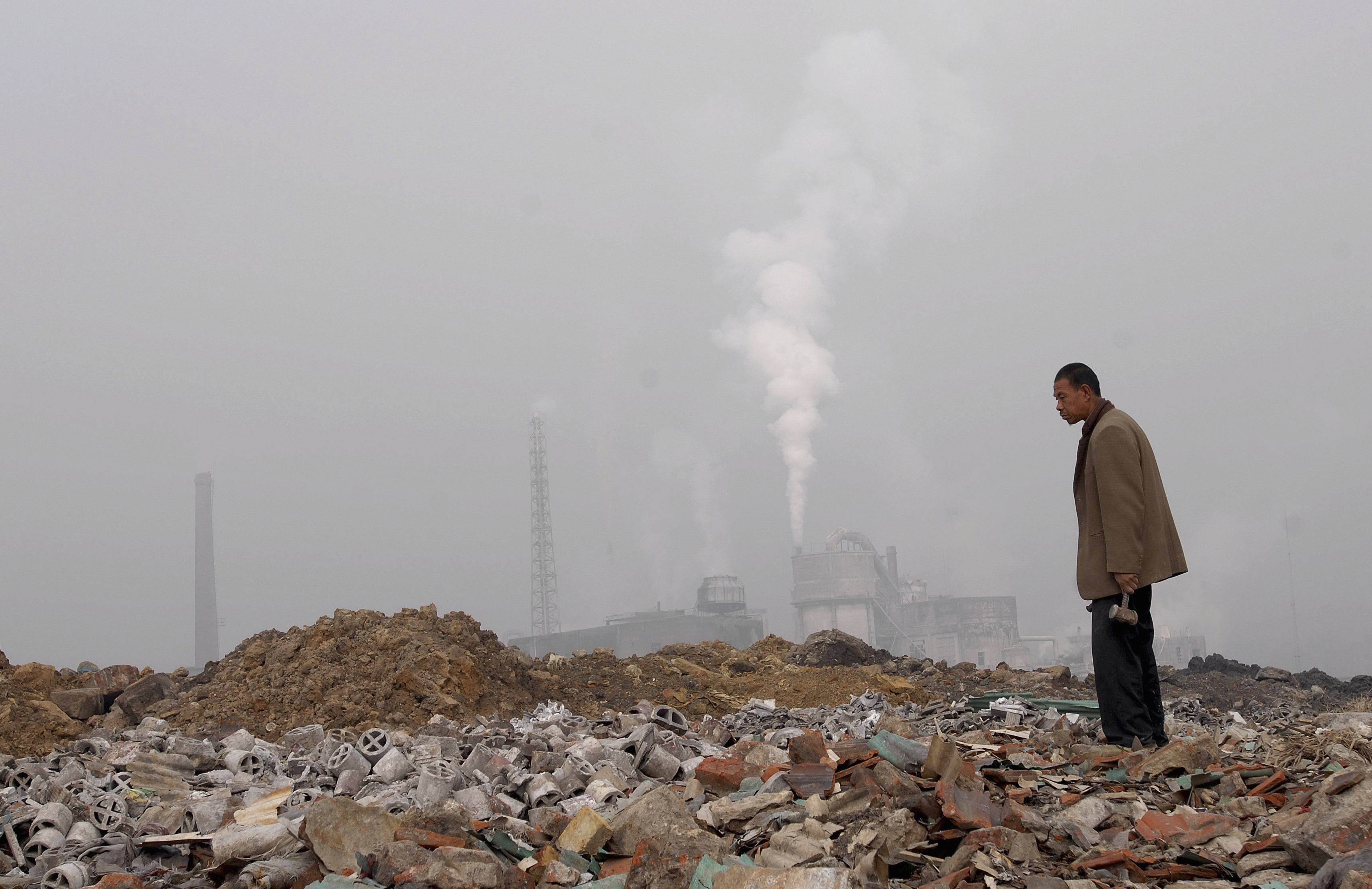 A Chinese government campaign is singling out local perpetrators for public censure over improper use of farmland and neglecting instances of illegal dumping. Photo: Reuters
