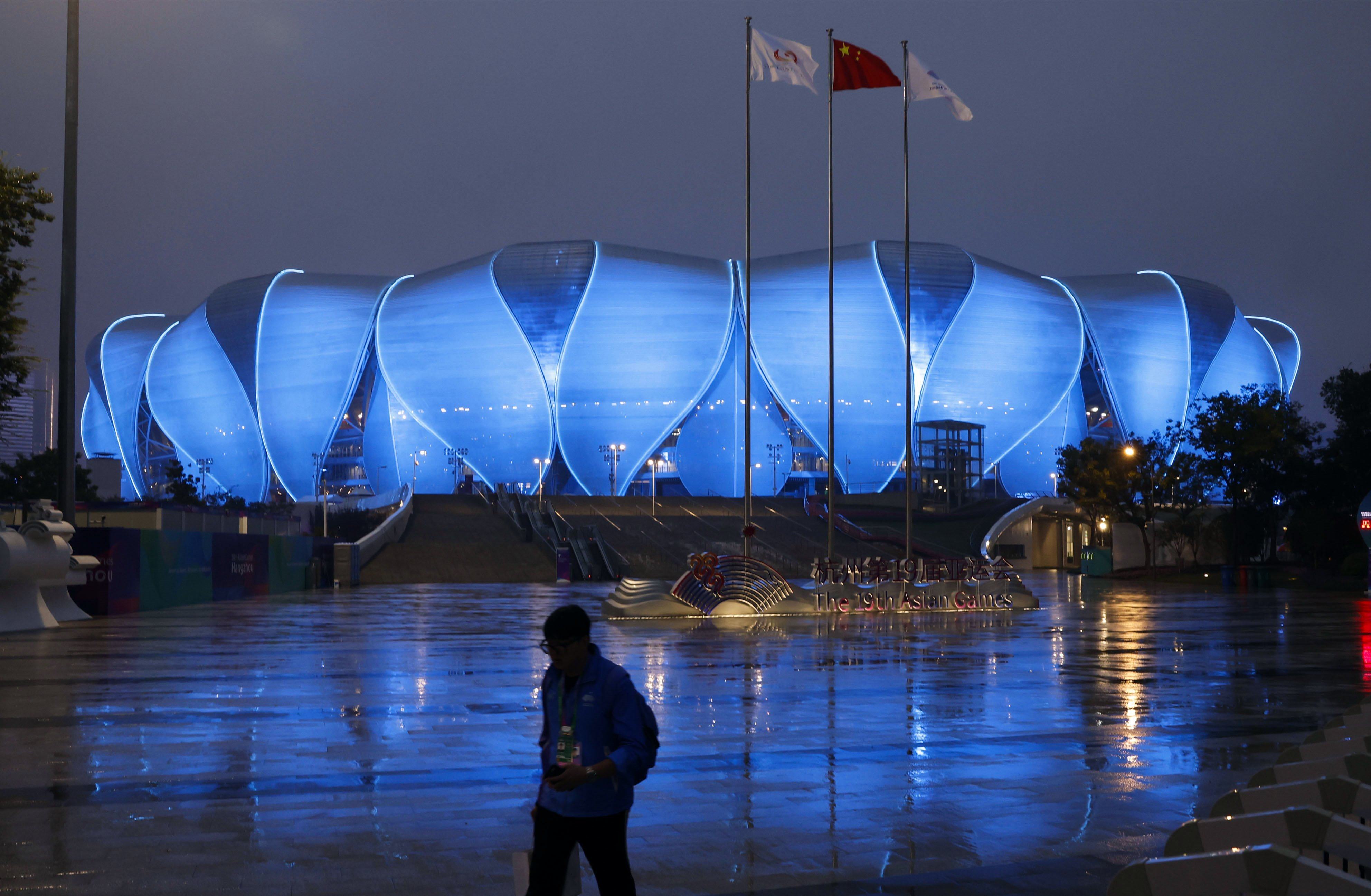 The Chinese city of Hangzhou is hosting the Asian Games until October 8. Photo: Kyodo