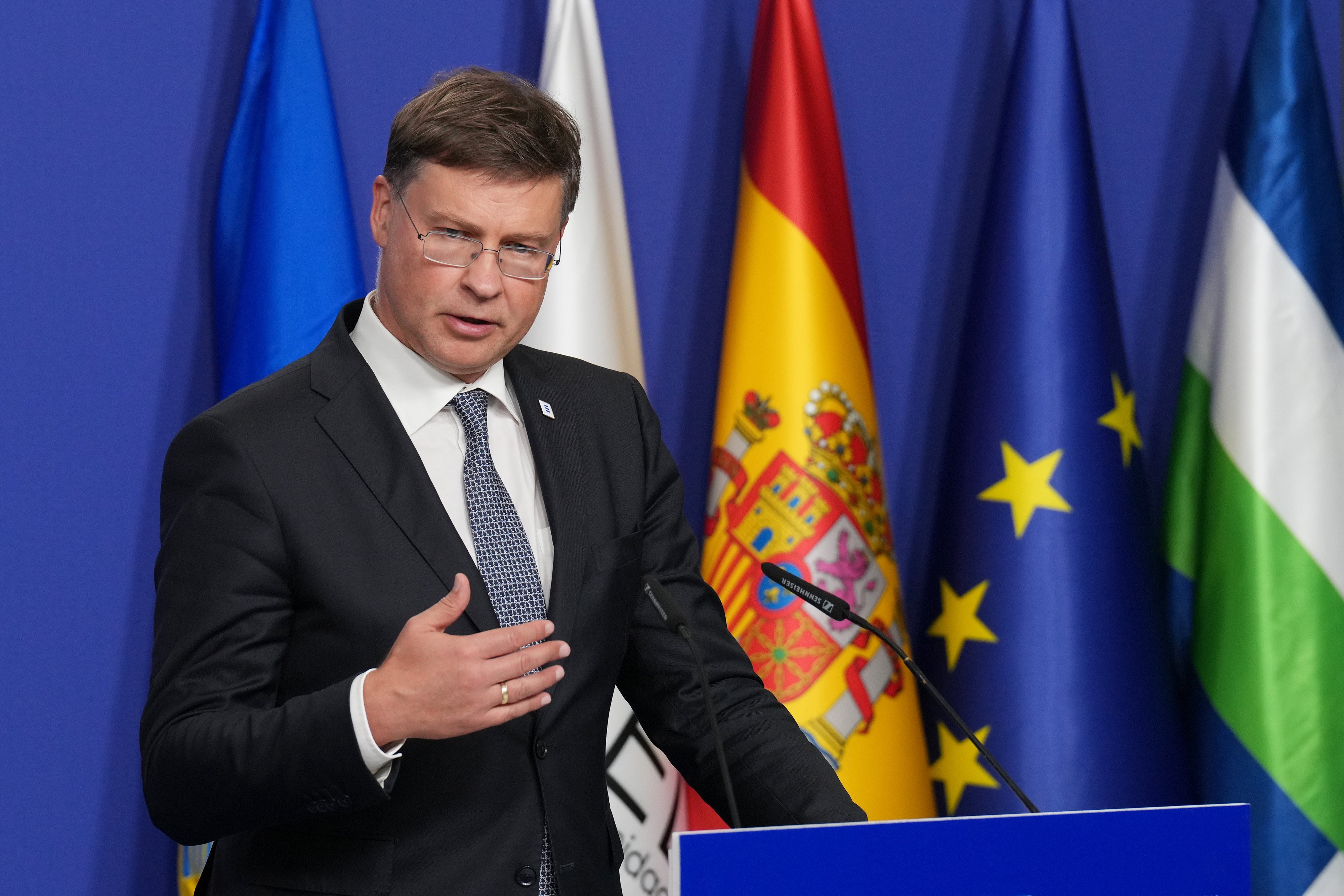 European Commission Vice-President for Economic Affairs Valdis Dombrovskis begins a four-day series of meetings in China on Friday. Photo: Europa Press/dpa